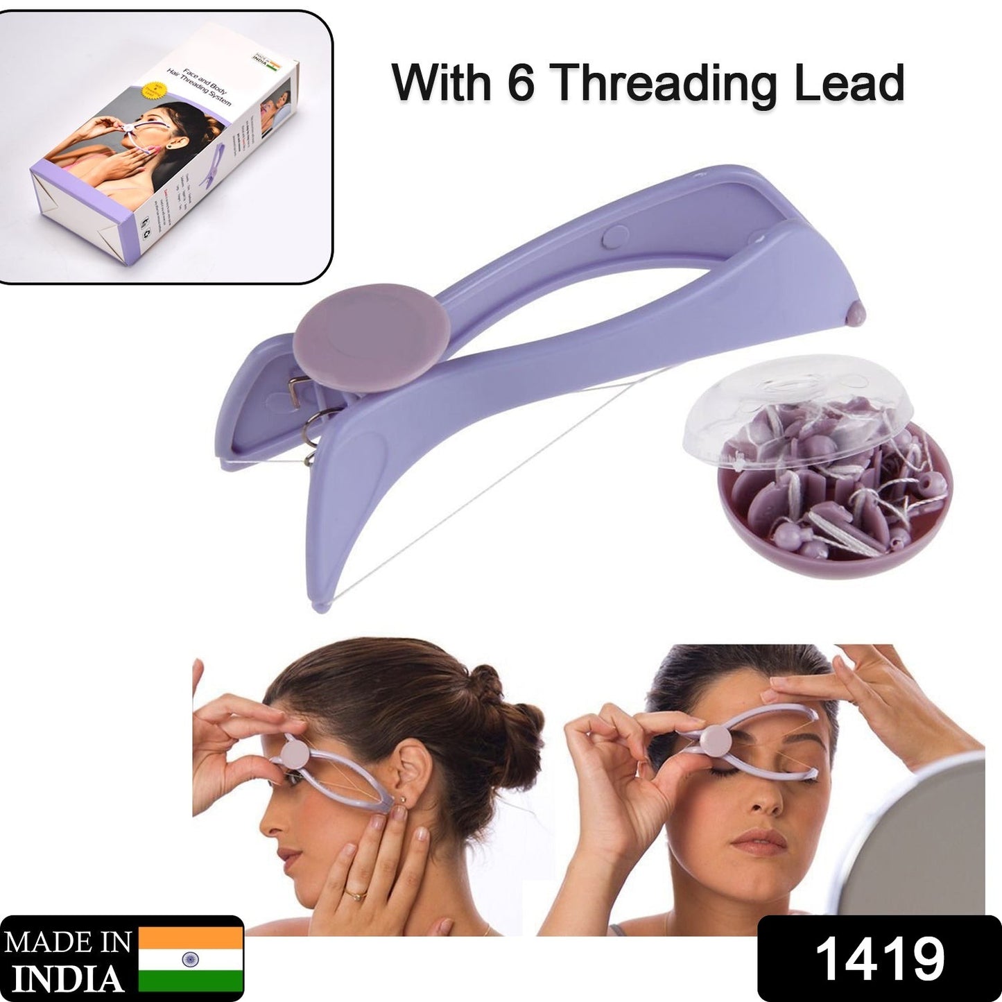 1419 Slique Facial Hair Removal Kit
