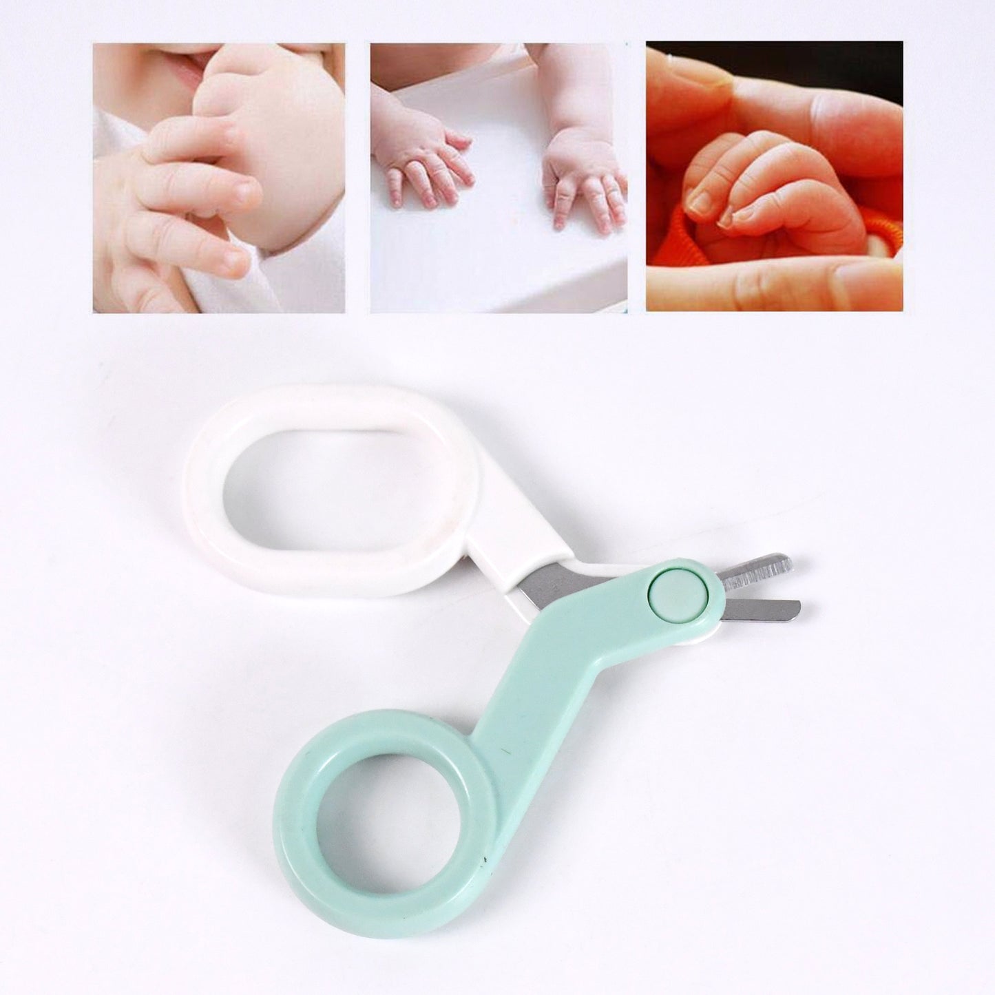 Baby Safety Nail Cutter Scissors with Circular Head