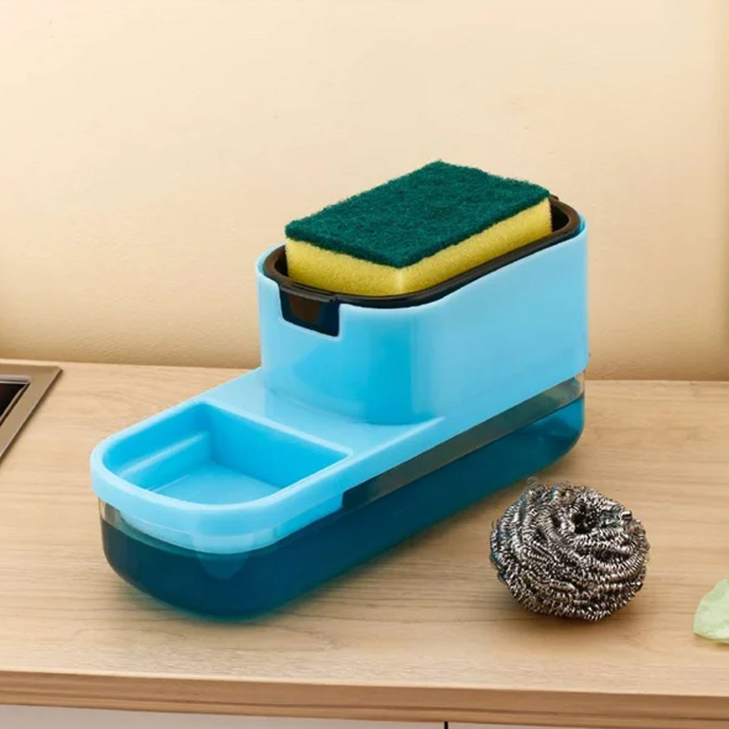 2-in-1 Soap Dispenser with Sponge Holder (450 ML)