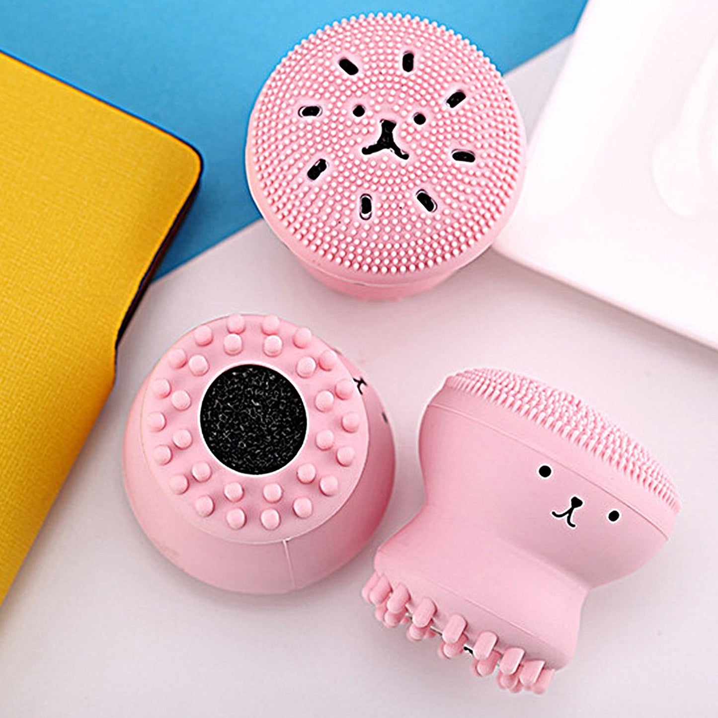 1671 Octopus Silicone Facial Cleansing Brush & Massager (1 Pc )