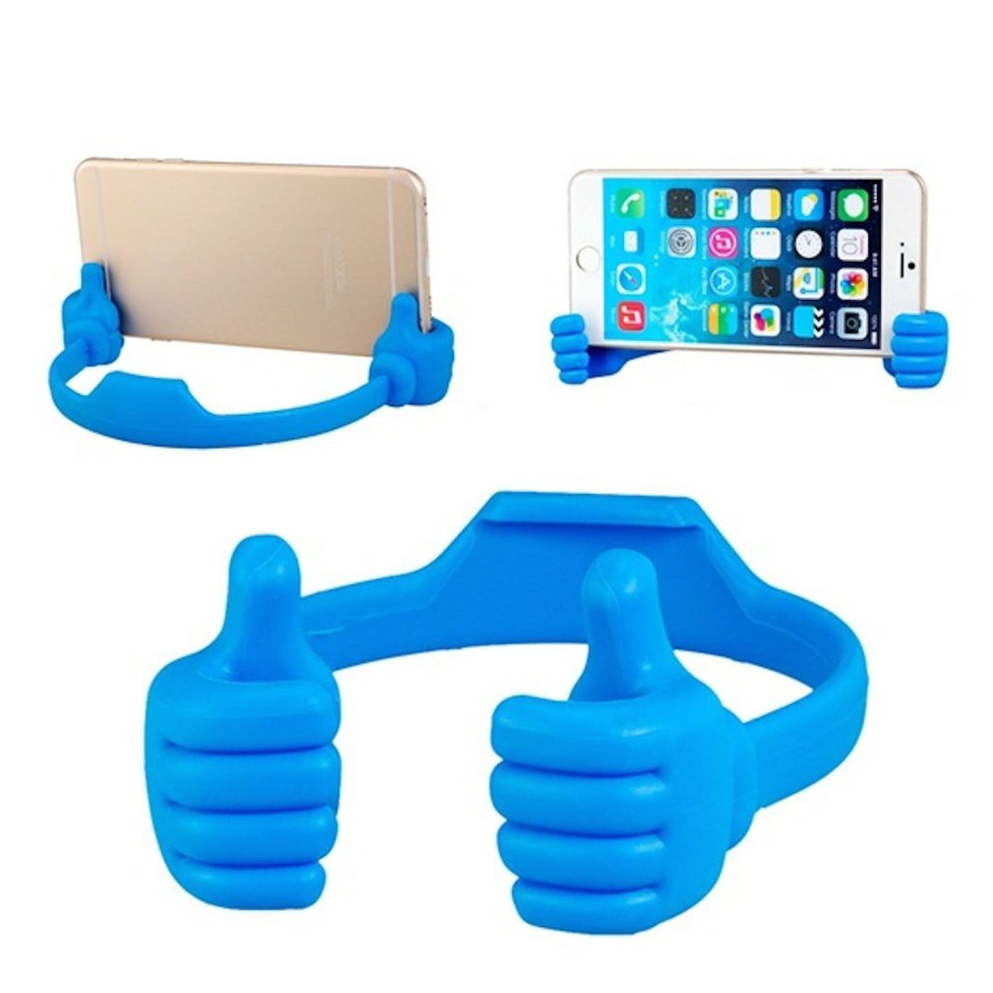 6132 Hand Shape Mobile Stand – 4 Pc Set (Plastic, Lightweight & Portable)