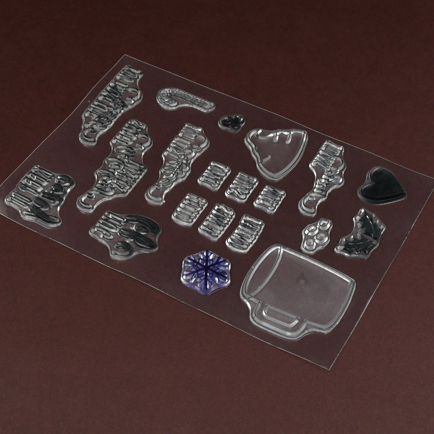 Rubber Stamp | DIY Transparent Craft Stamp (1 Set / Mix Design)