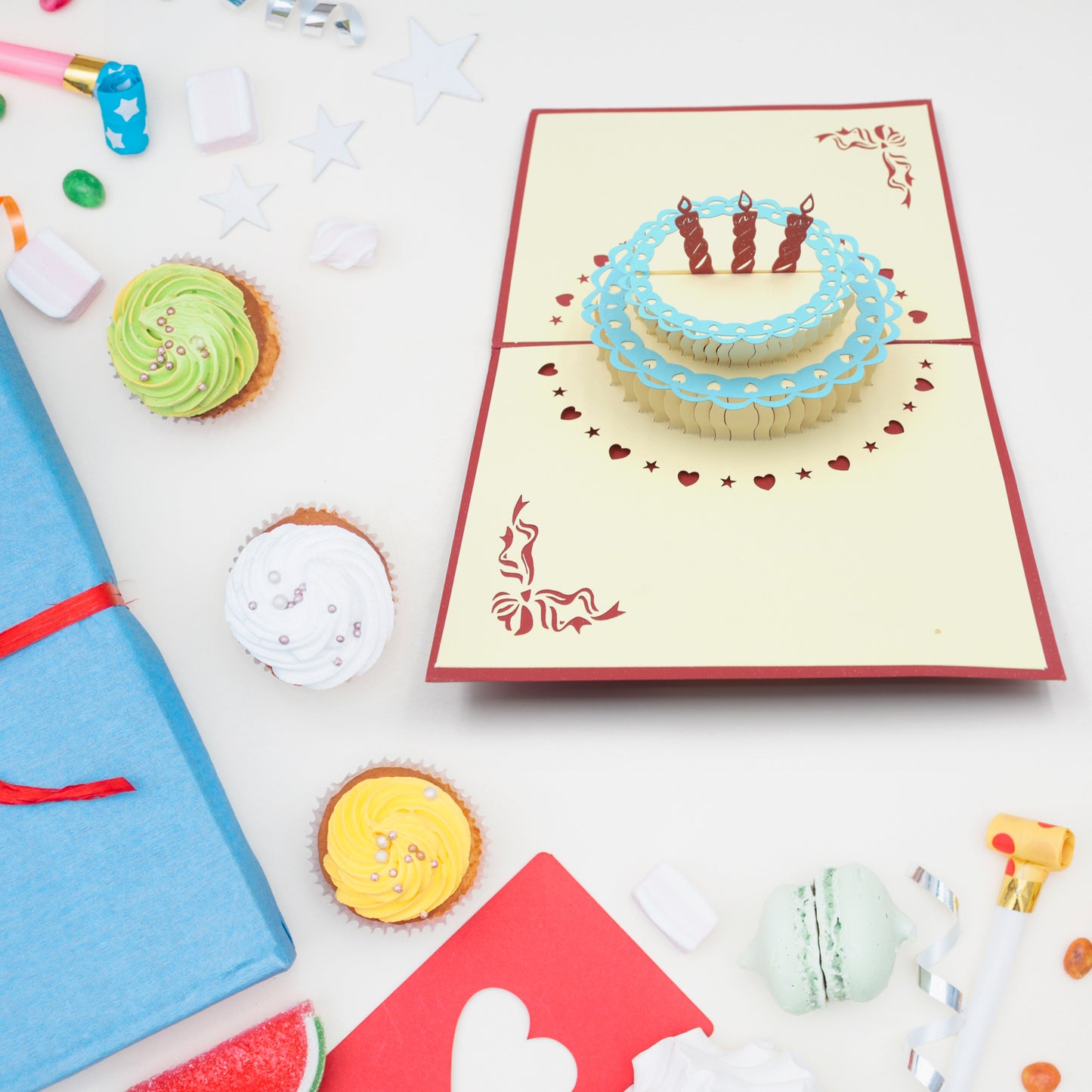 3D Paper Wish Card – Assorted Designs (1 Pc)