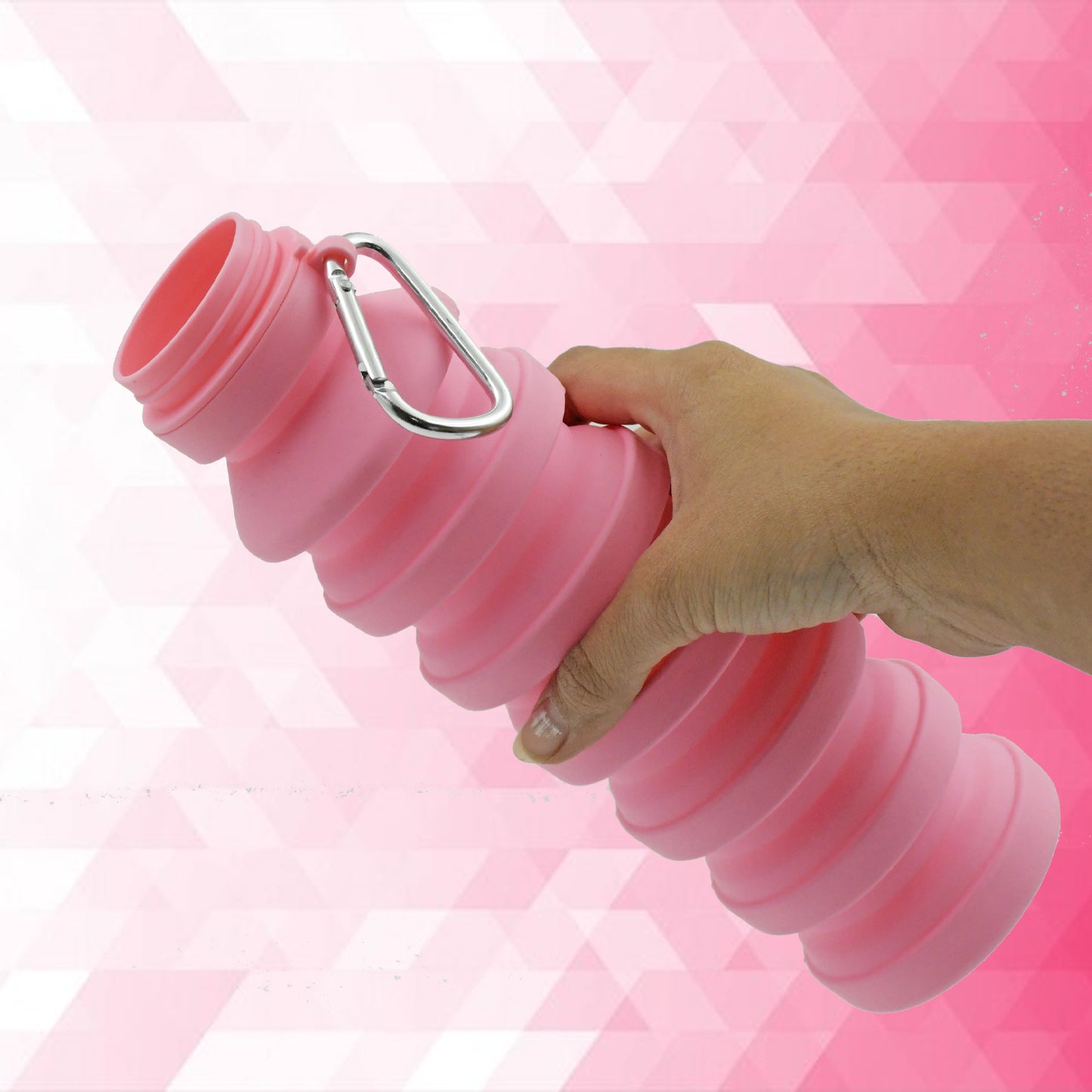 Foldable Silicone Water Bottle | Leak-Proof Travel Sports Bottle (1 Pc)