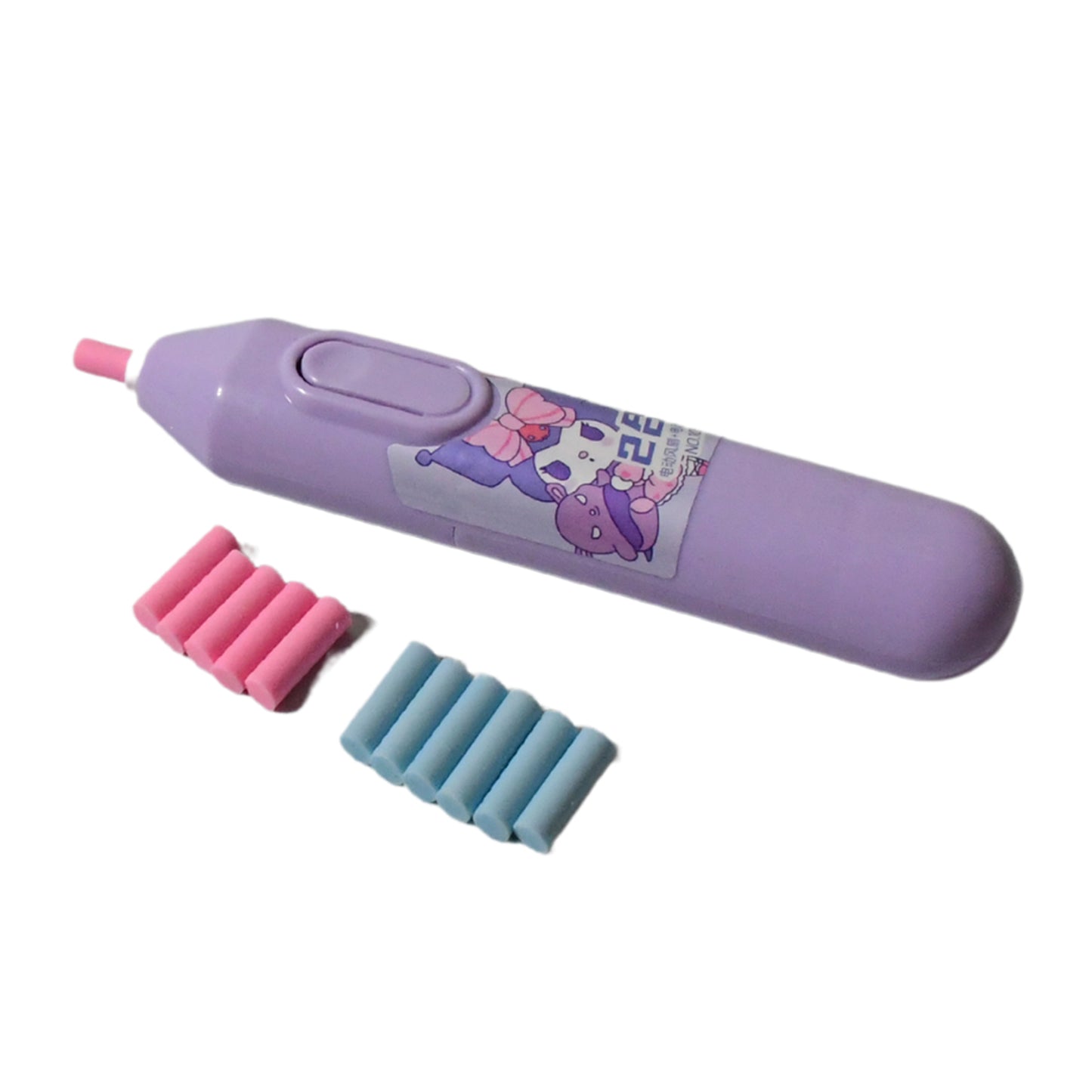 4189 Electric Eraser Kit with 10 Refills – Battery Operated Pencil Eraser
