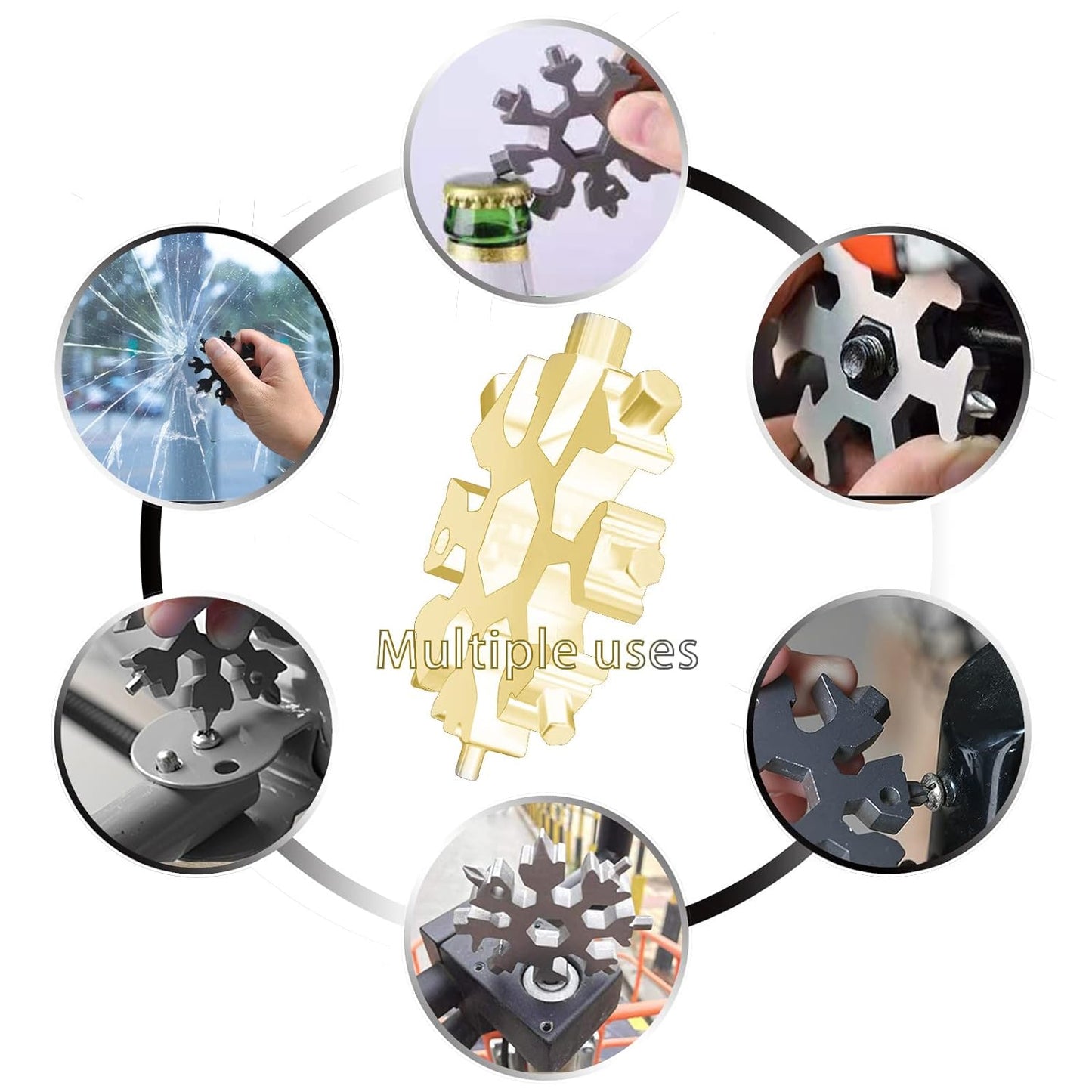 18-in-1 Snowflake Multi-Tool