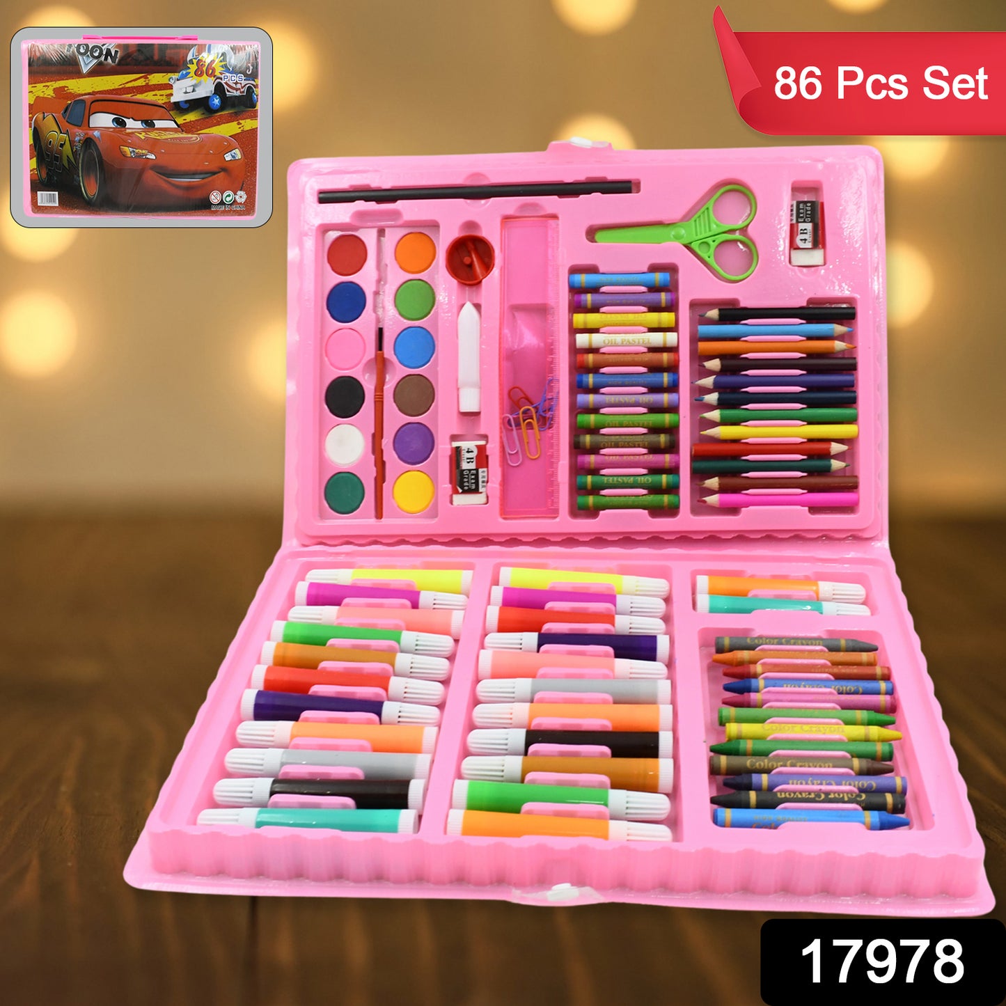 17978 Kids Art Set | Painting & Drawing Kit with Colors, Crayons, Pencils & More (86 Pcs)