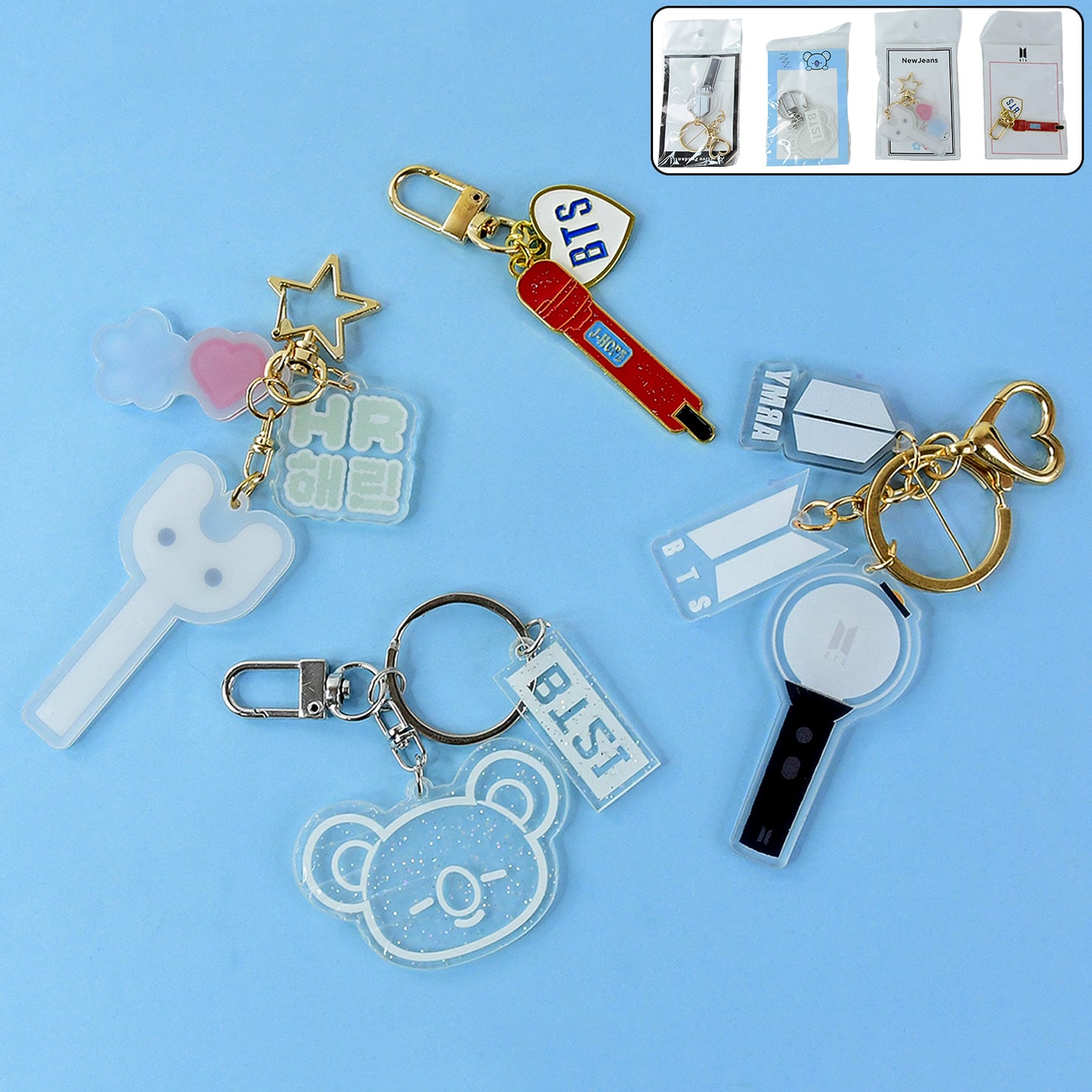 Acrylic & Metal Keychain