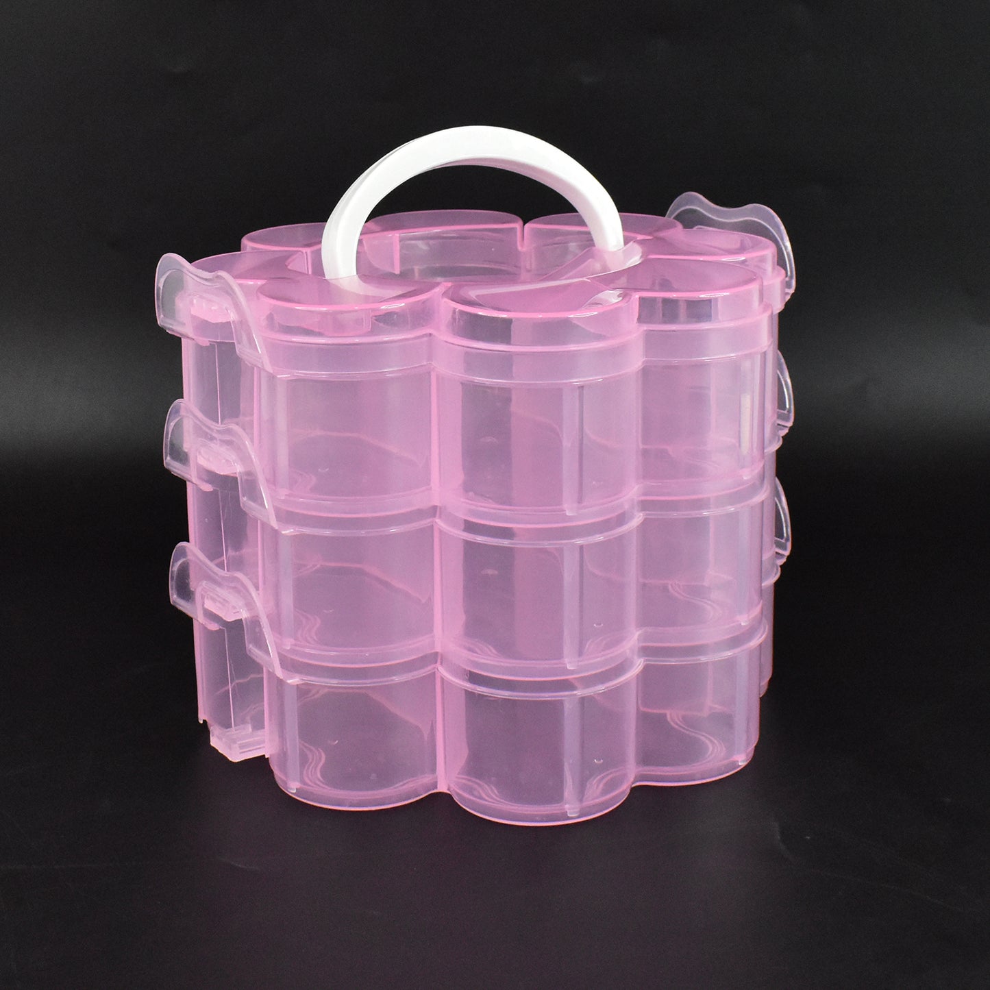 3-Layer Flower Storage Box – 9 Grids