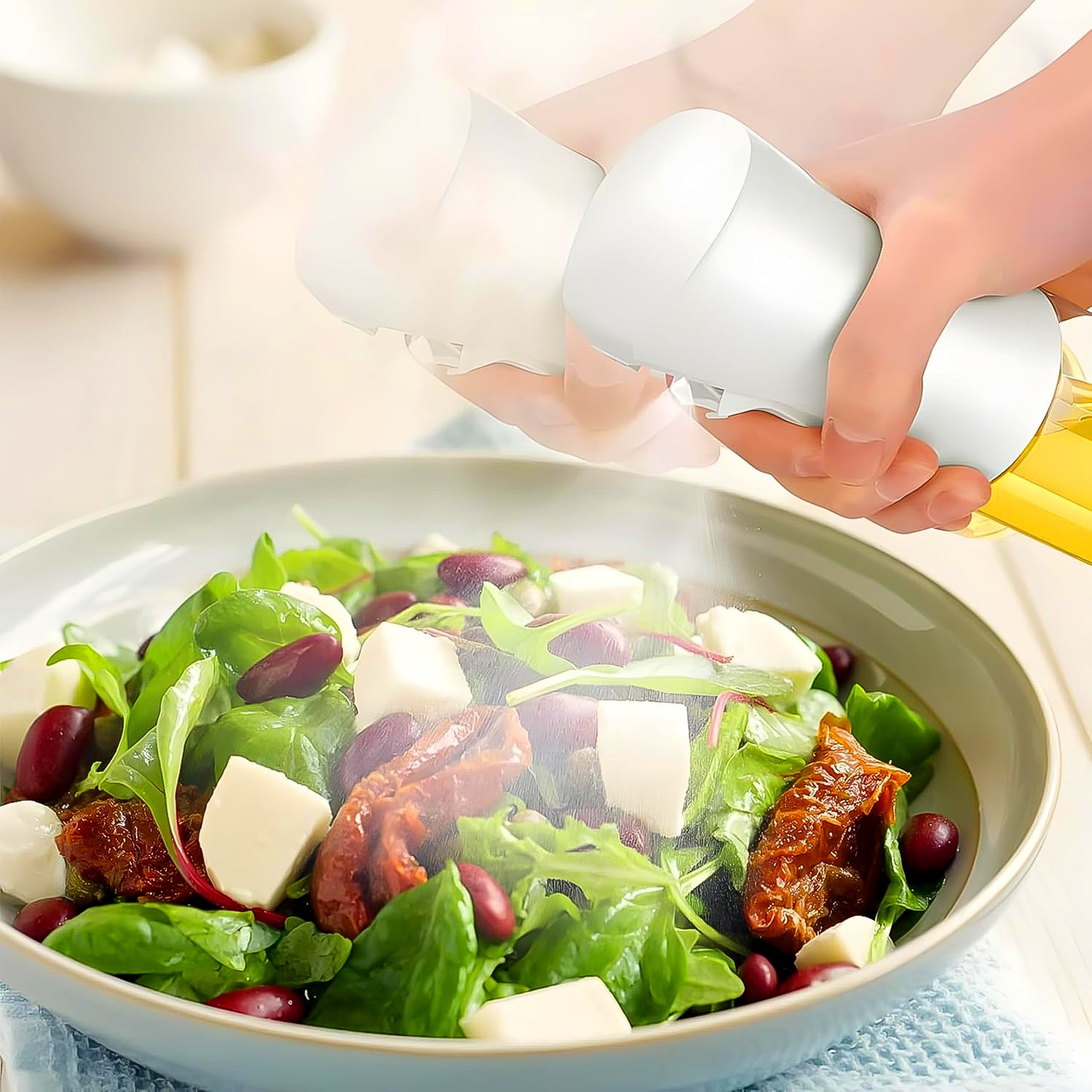 Plastic Oil Spray Bottle | 250ML Oil Dispenser for Air Fryer, Salad, Baking & Frying (1 Pc)