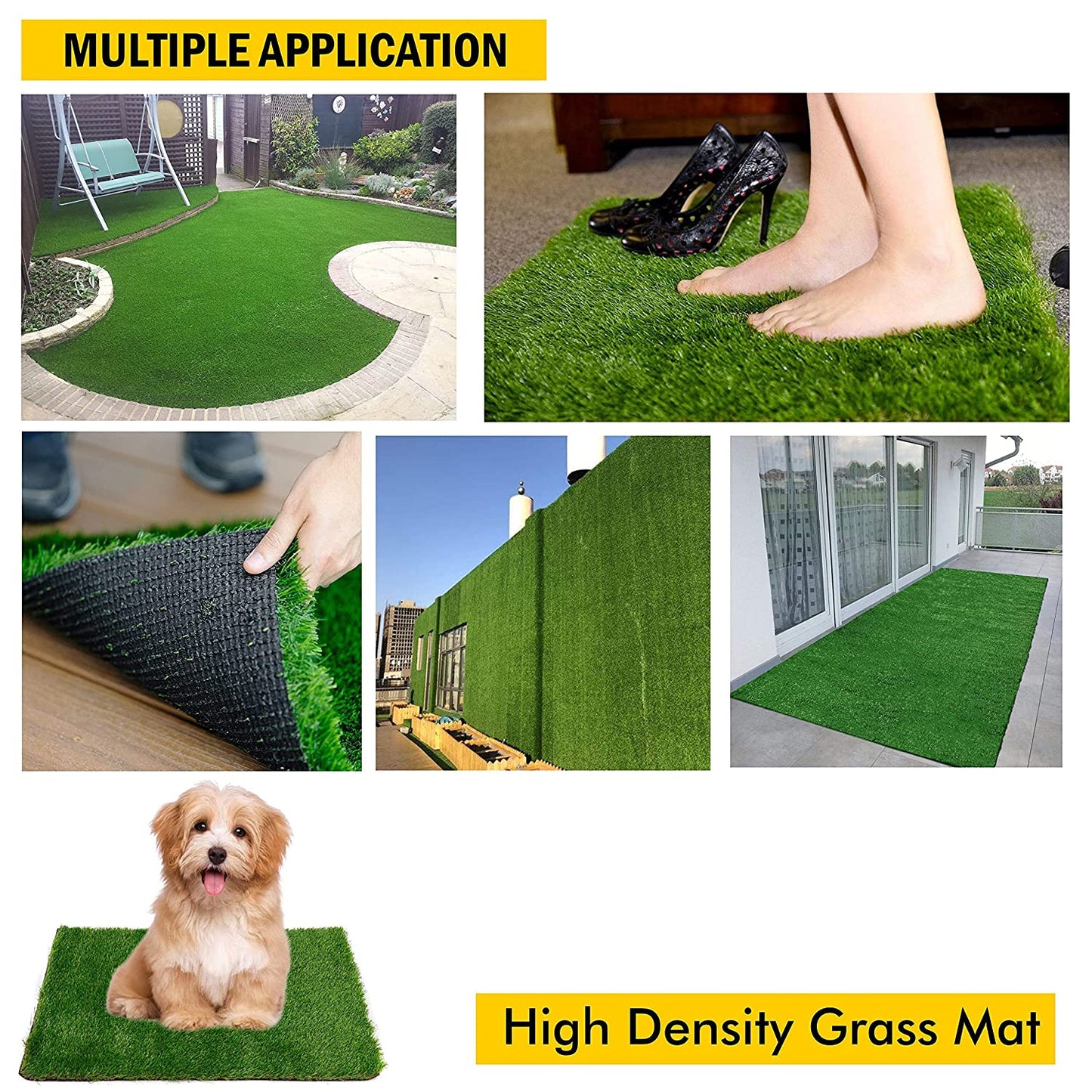 0612 Artificial Grass Carpet for Balcony, Garden & Doormat