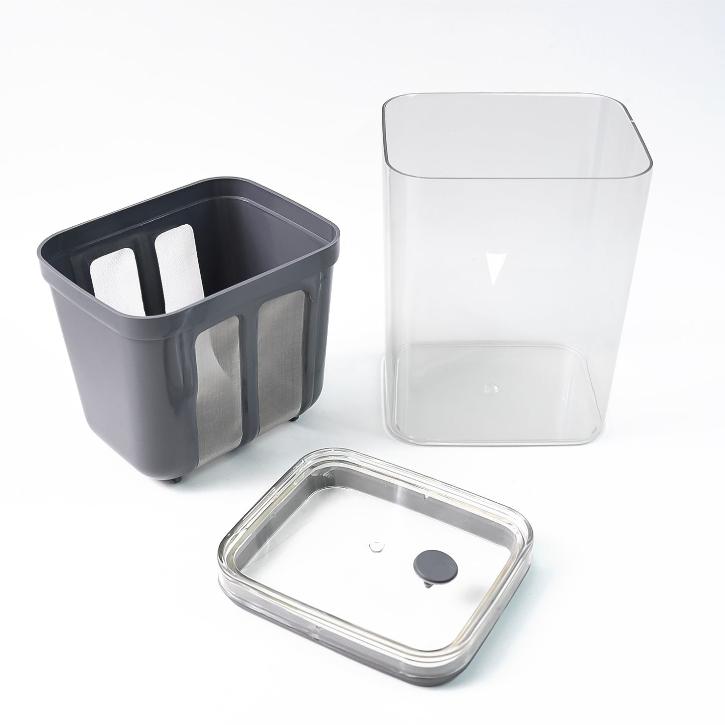2-in-1 Yogurt Strainer with Storage Container – 1100 ml