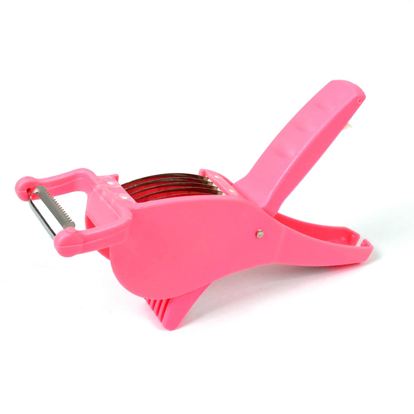 2 in 1 Vegetable & Fruit Cutter with Peeler | Stainless Steel Blade (1 Pc)