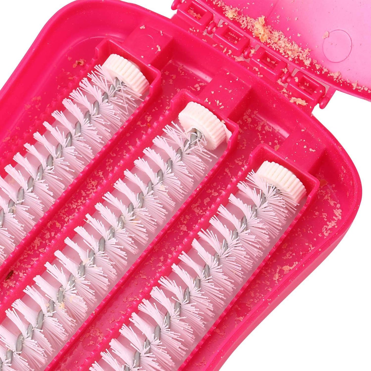 6230a – Plastic Handheld Carpet Roller Brush with Dust Collector