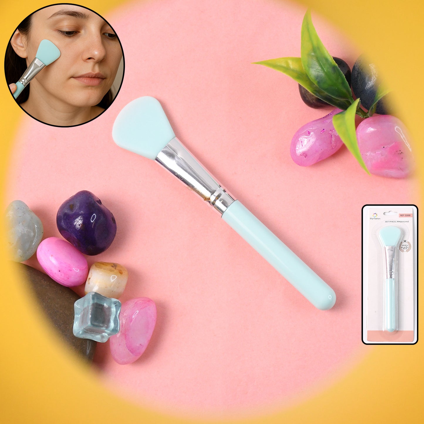 Soft Silicone Face Mask Brush