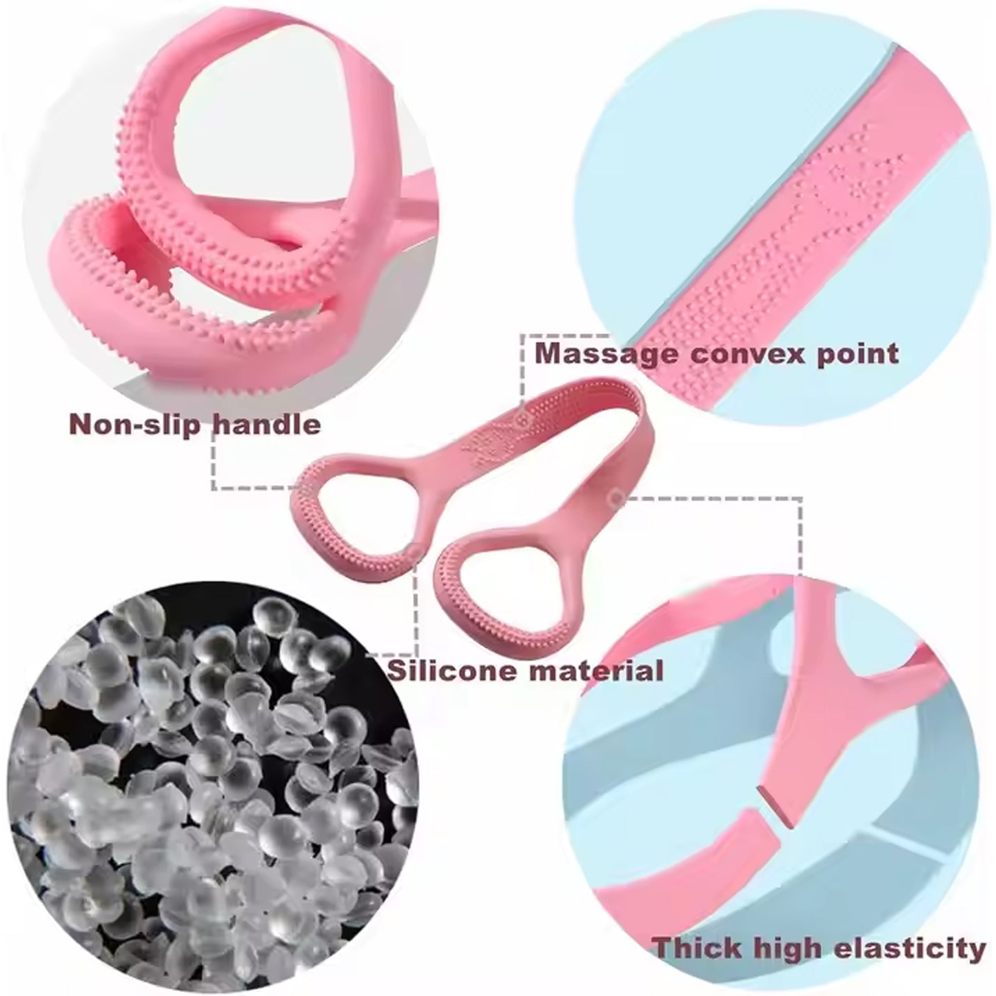 Silicone Yoga Pull Rope & Chest Expander