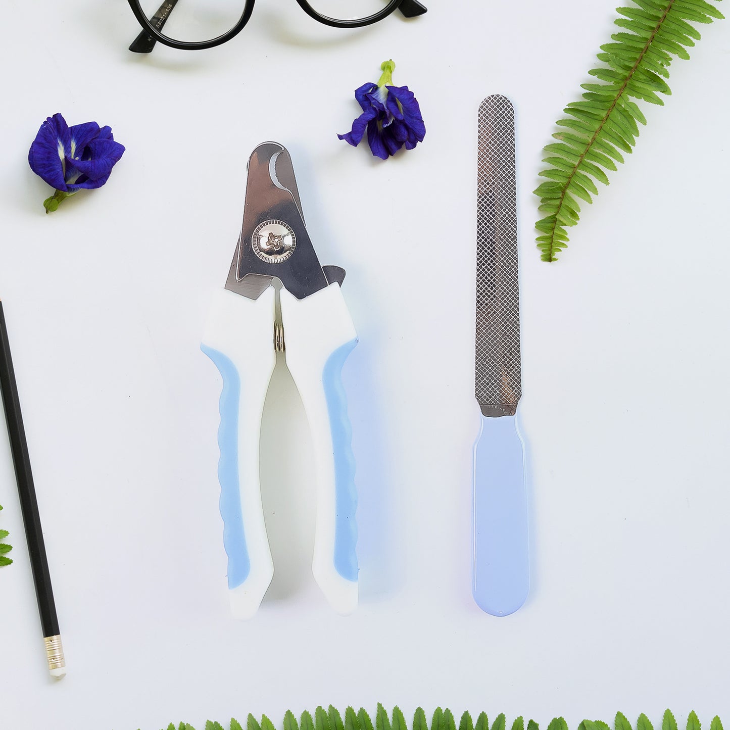 Pet Nail Clipper And Nail File Grooming Kit For Dogs And Cats (2 Pc)
