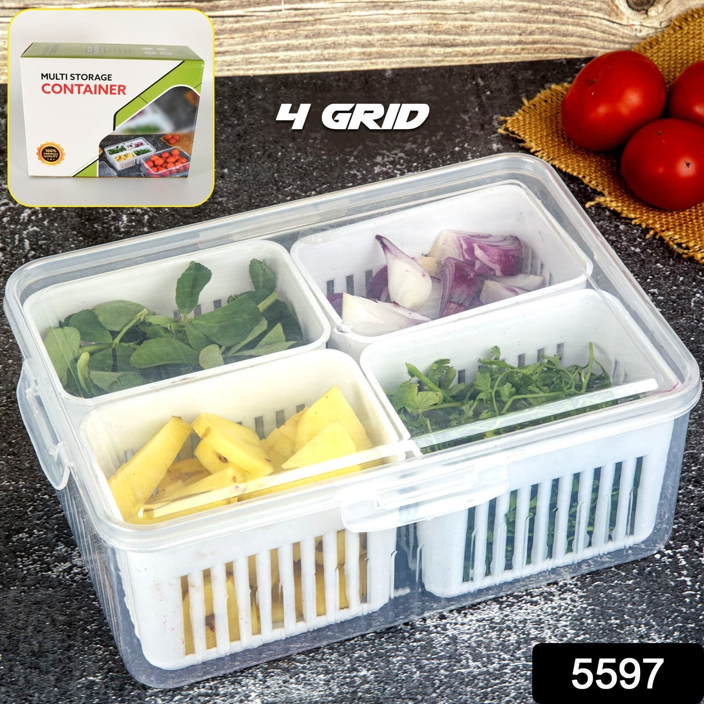 Fridge & Freezer Storage Box (1 Pc)