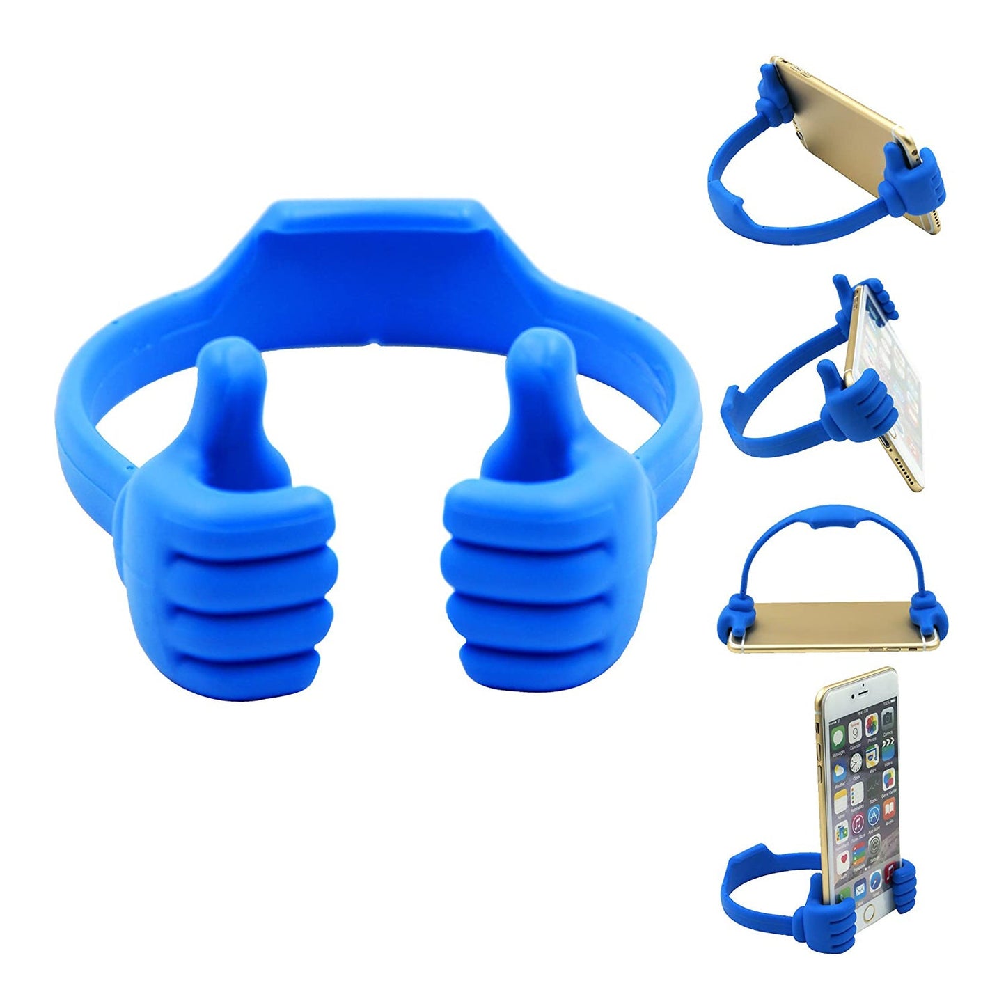 6132 Hand Shape Mobile Stand – 4 Pc Set (Plastic, Lightweight & Portable)