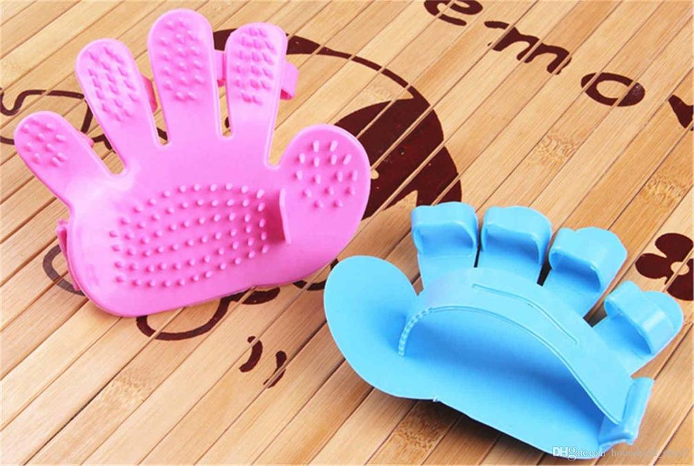 172 Rubber Pet Grooming Glove Brush – Bath & Massage Tool