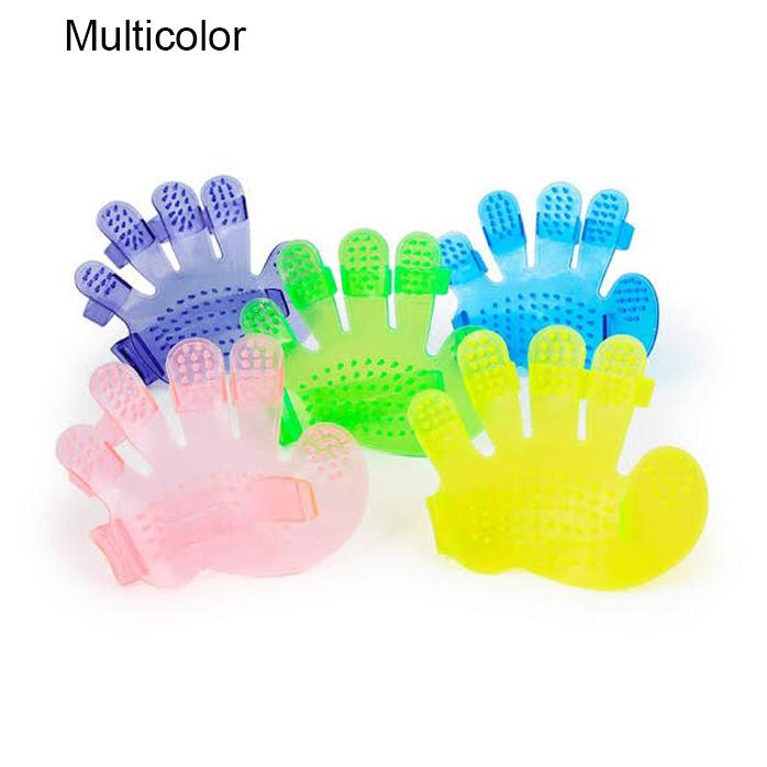172 Rubber Pet Grooming Glove Brush – Bath & Massage Tool