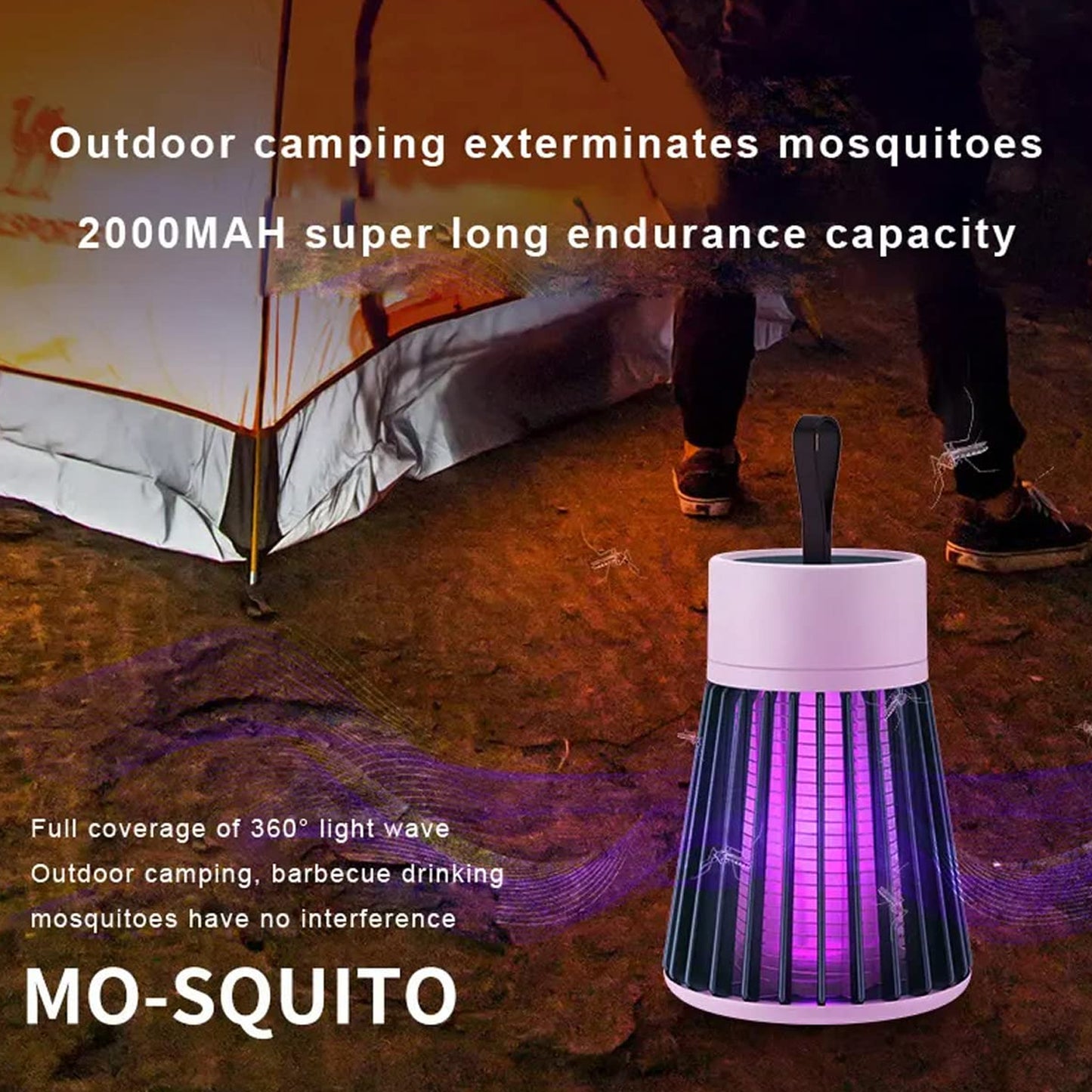 6402Mosquito Killer USB Powered Bug Zapper Lamp