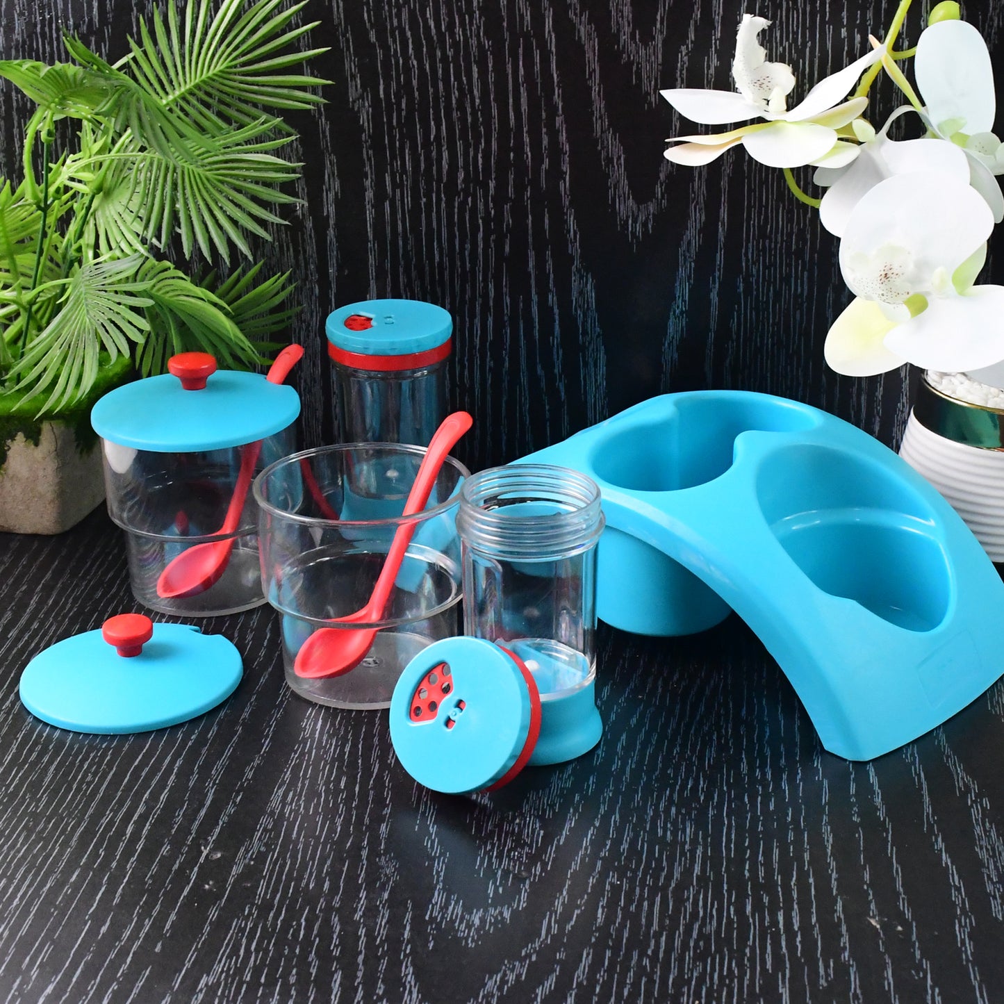 Supermom 4-Piece Pickle & Spice Storage Set