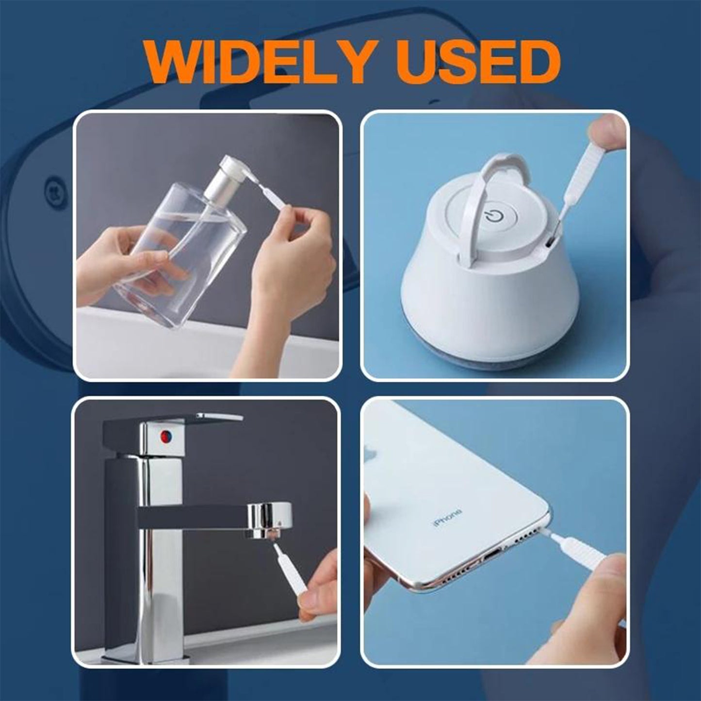 4985 10pcs Shower Nozzle Cleaning Brush
