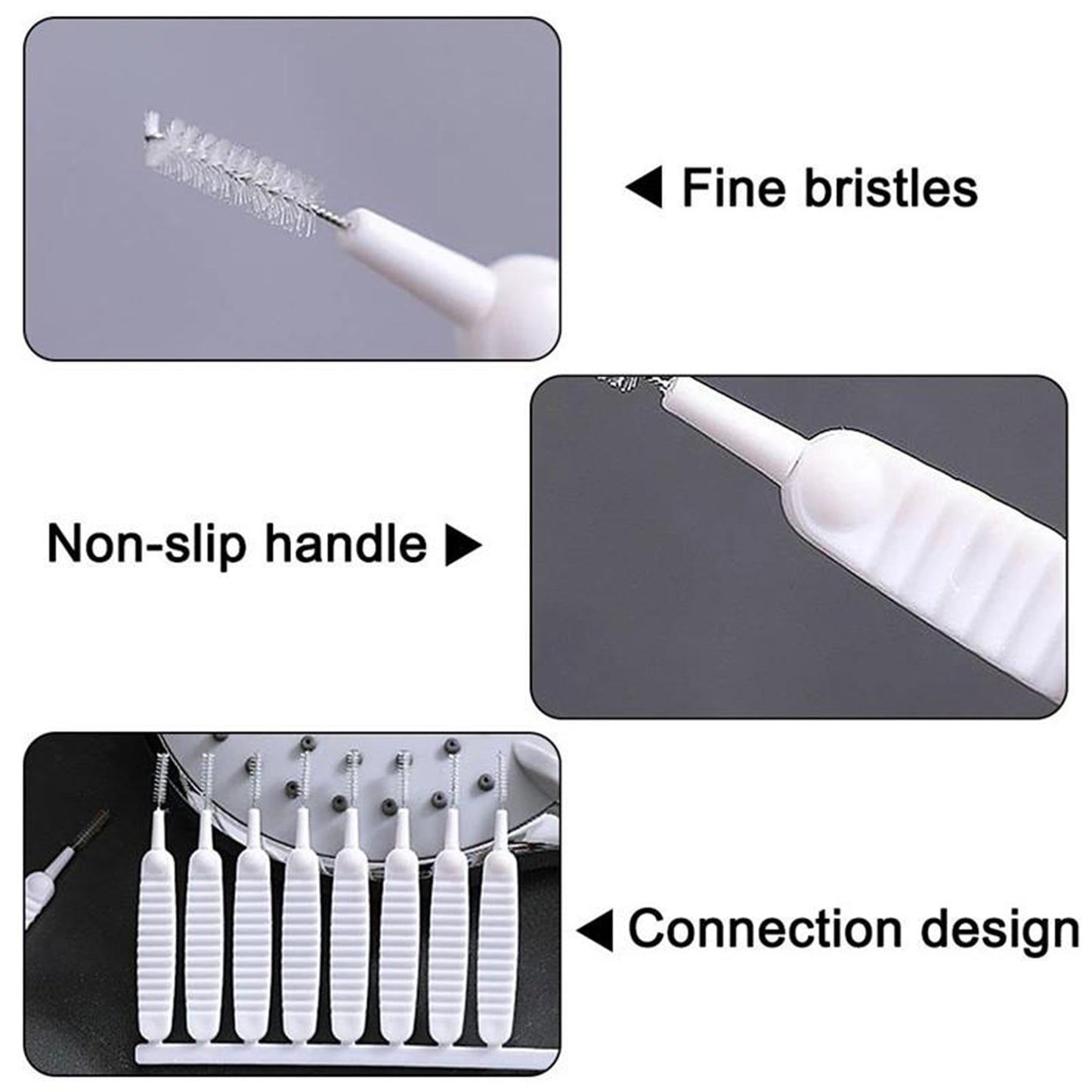 4985 10pcs Shower Nozzle Cleaning Brush