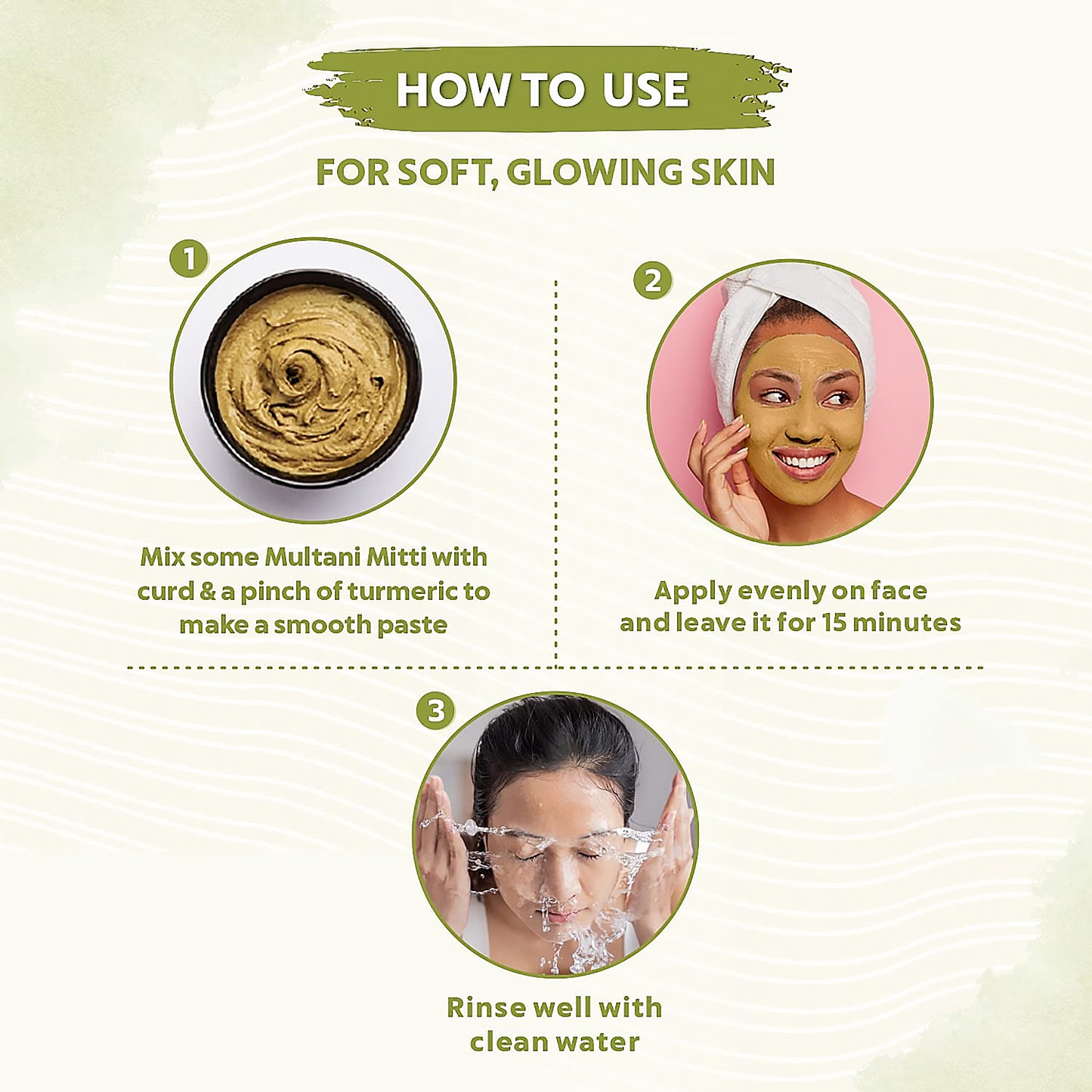12791 100g Herbal Multani Mitti Face Pack – Tan Removal & Skin Care