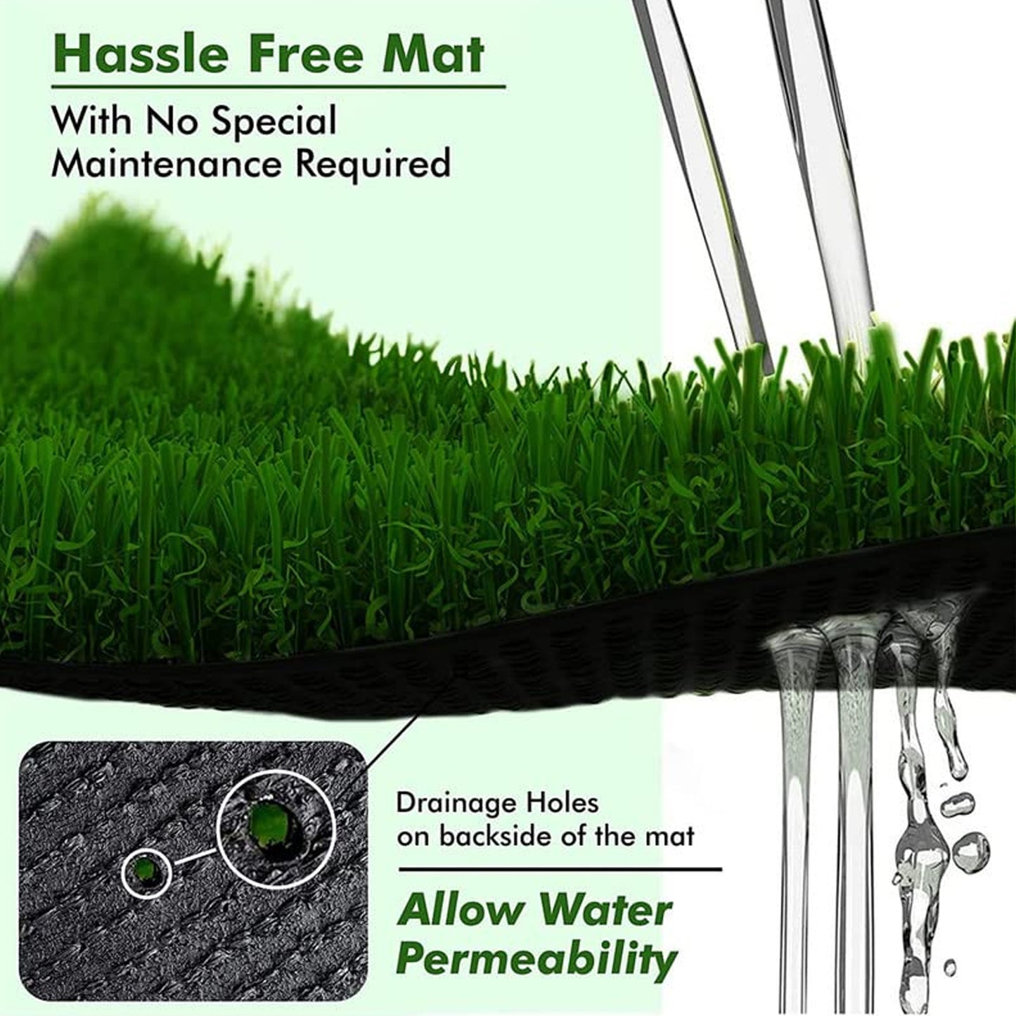 0612 Artificial Grass Carpet for Balcony, Garden & Doormat