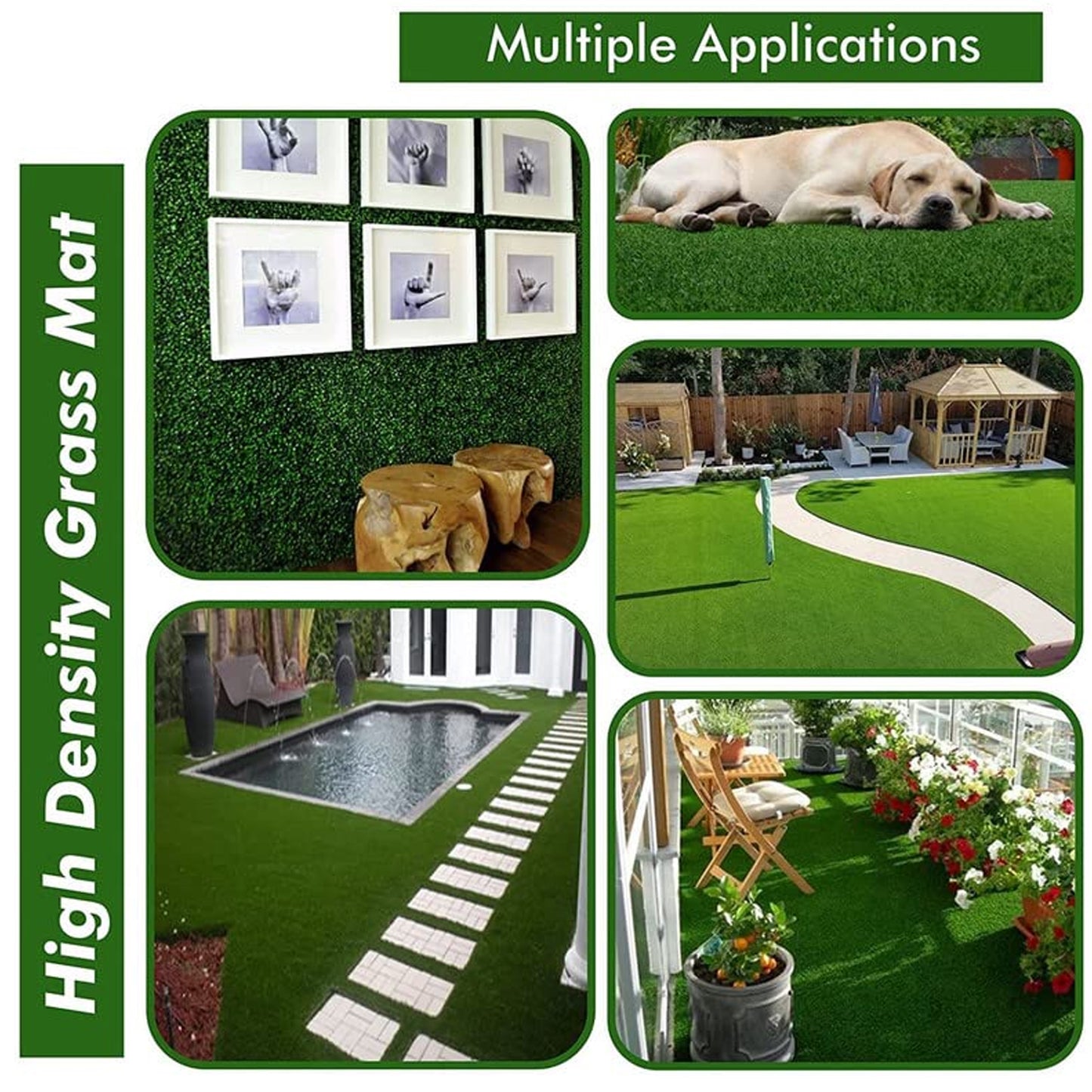 0612 Artificial Grass Carpet for Balcony, Garden & Doormat