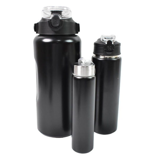 3-in-1 Stainless Steel Insulated Water Bottle Set (1600ml)