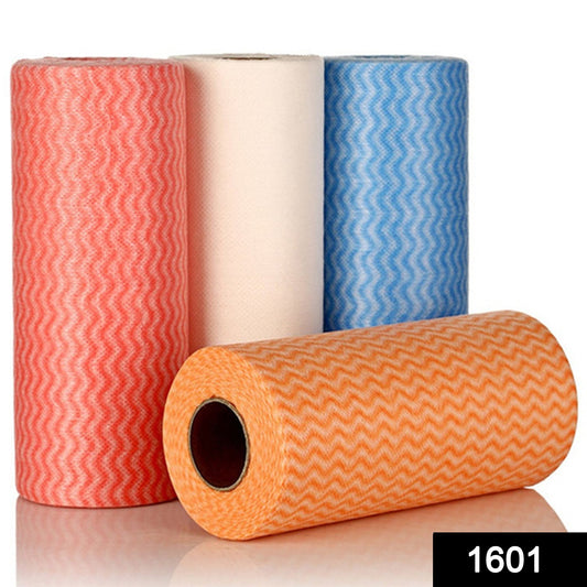 1601 Non-Woven Disposable Cleaning Cloth Roll – Multi-Purpose Wipes