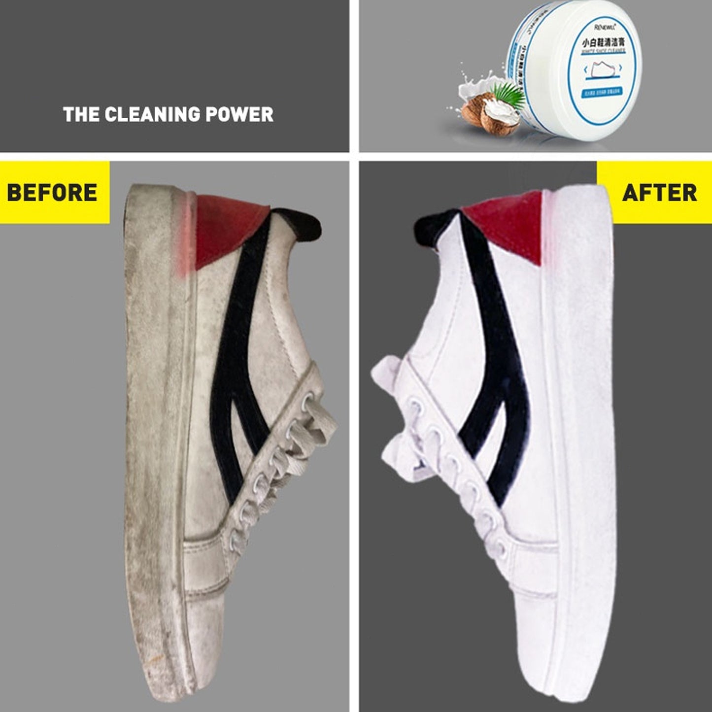 17828 Shoe Cleaning & Stain Remover Cream (120 Gm