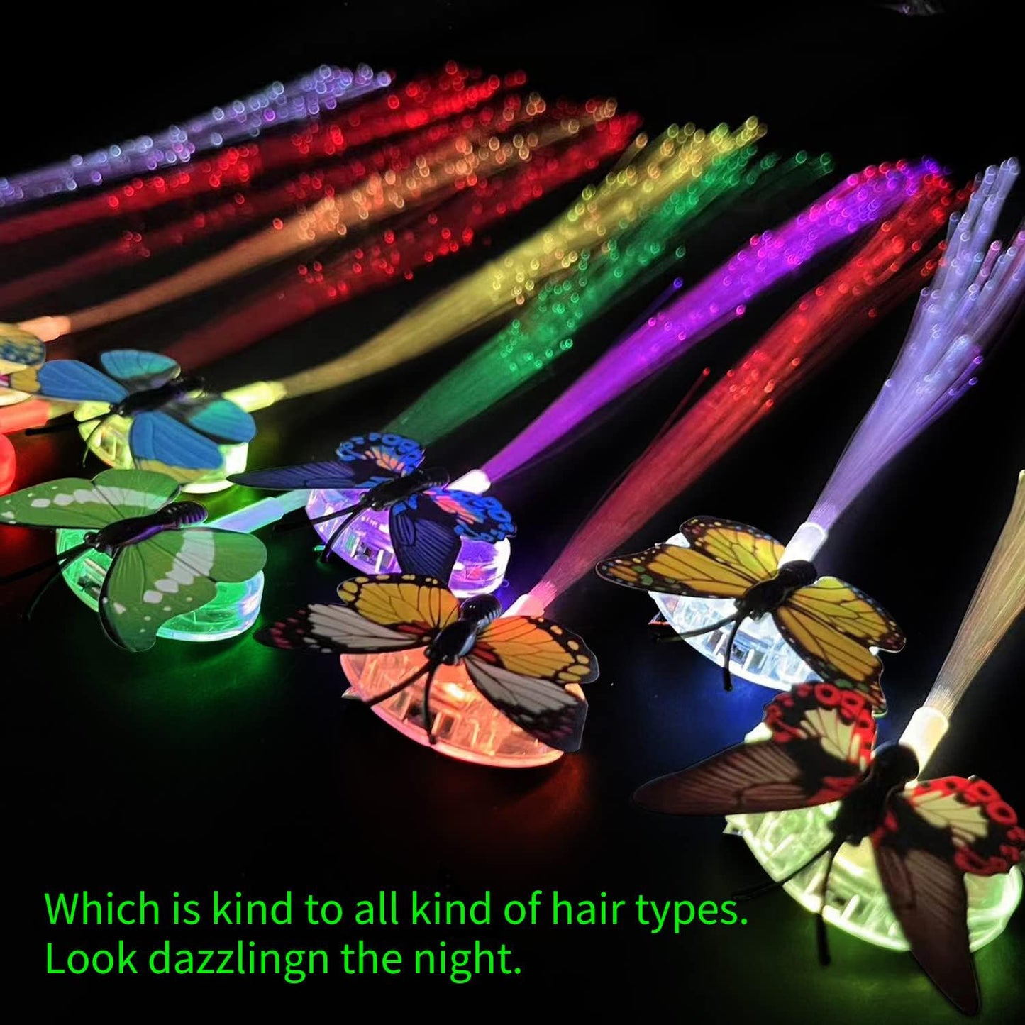 LED Butterfly Hair Clip