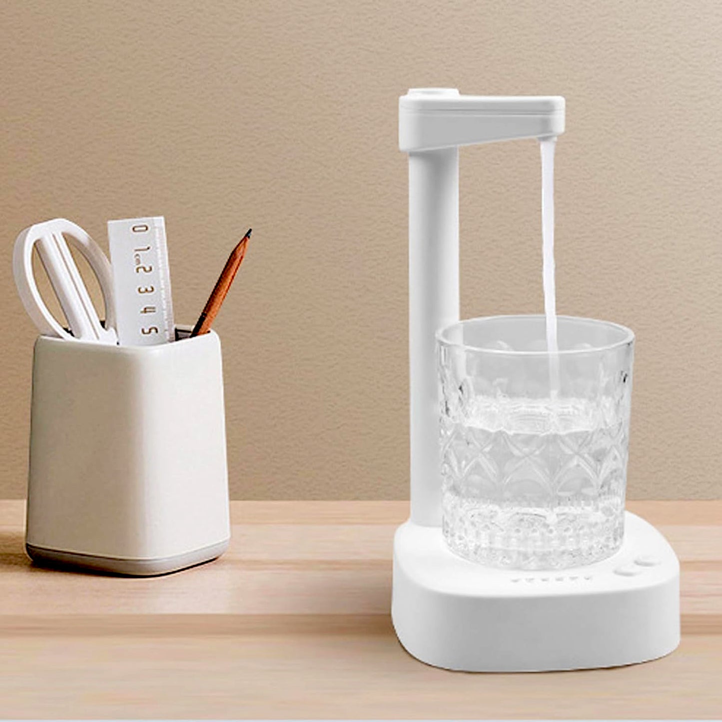 8864  USB Desktop Water Bottle Dispenser – Smart Electric Pump for Home & Office