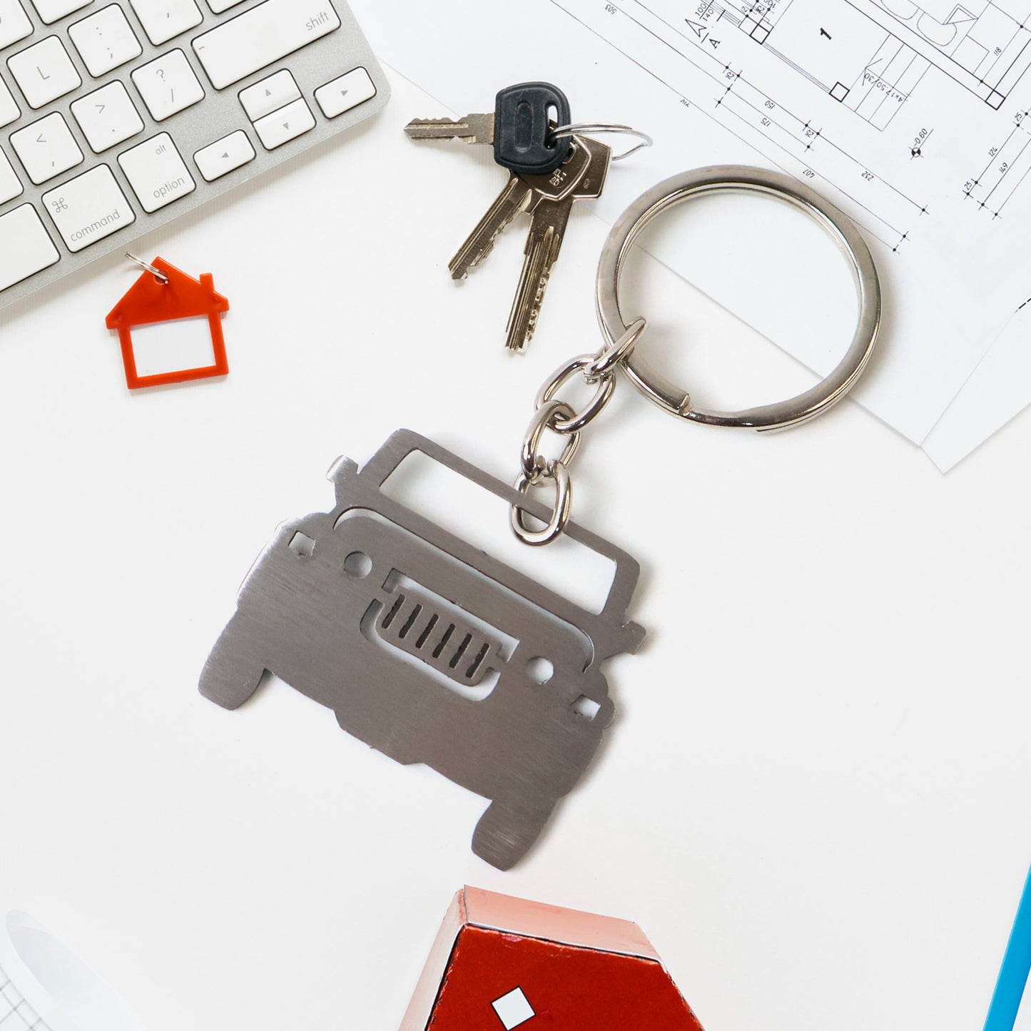 Jeep Metal Keychain