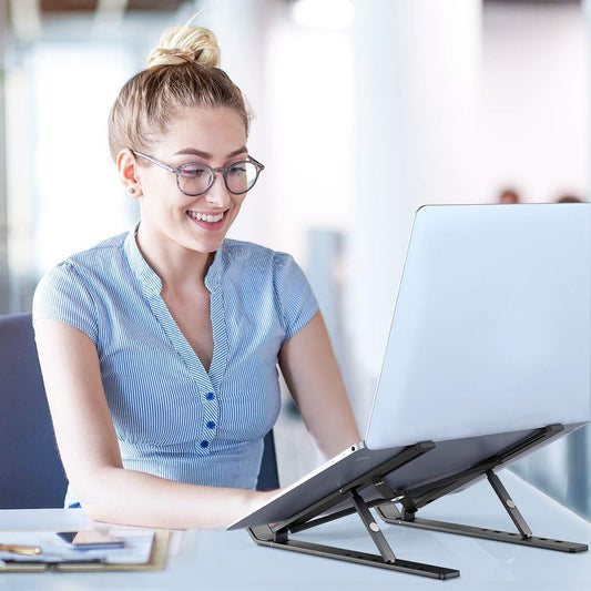 Adjustable Laptop Stand | Ergonomic Foldable & Portable