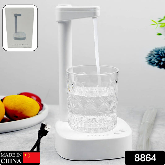 8864  USB Desktop Water Bottle Dispenser – Smart Electric Pump for Home & Office