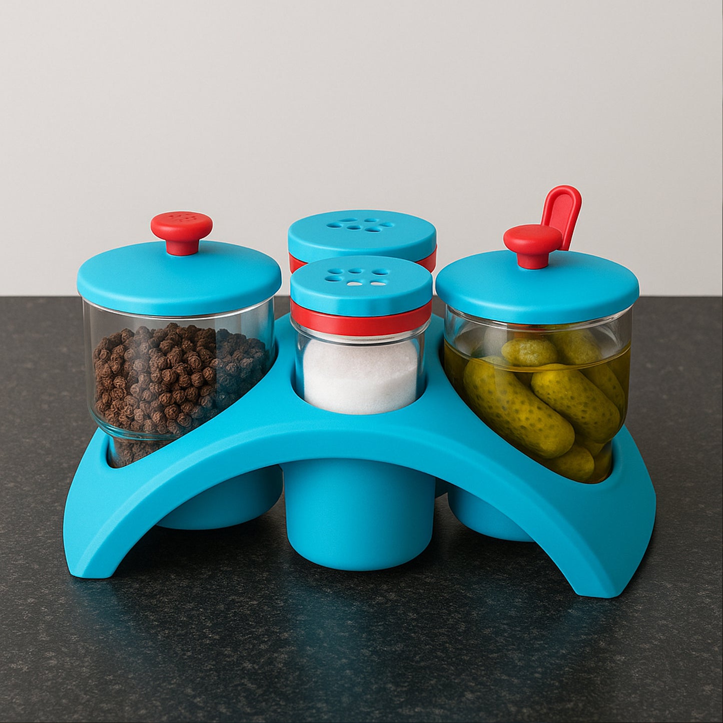 Supermom 4-Piece Pickle & Spice Storage Set