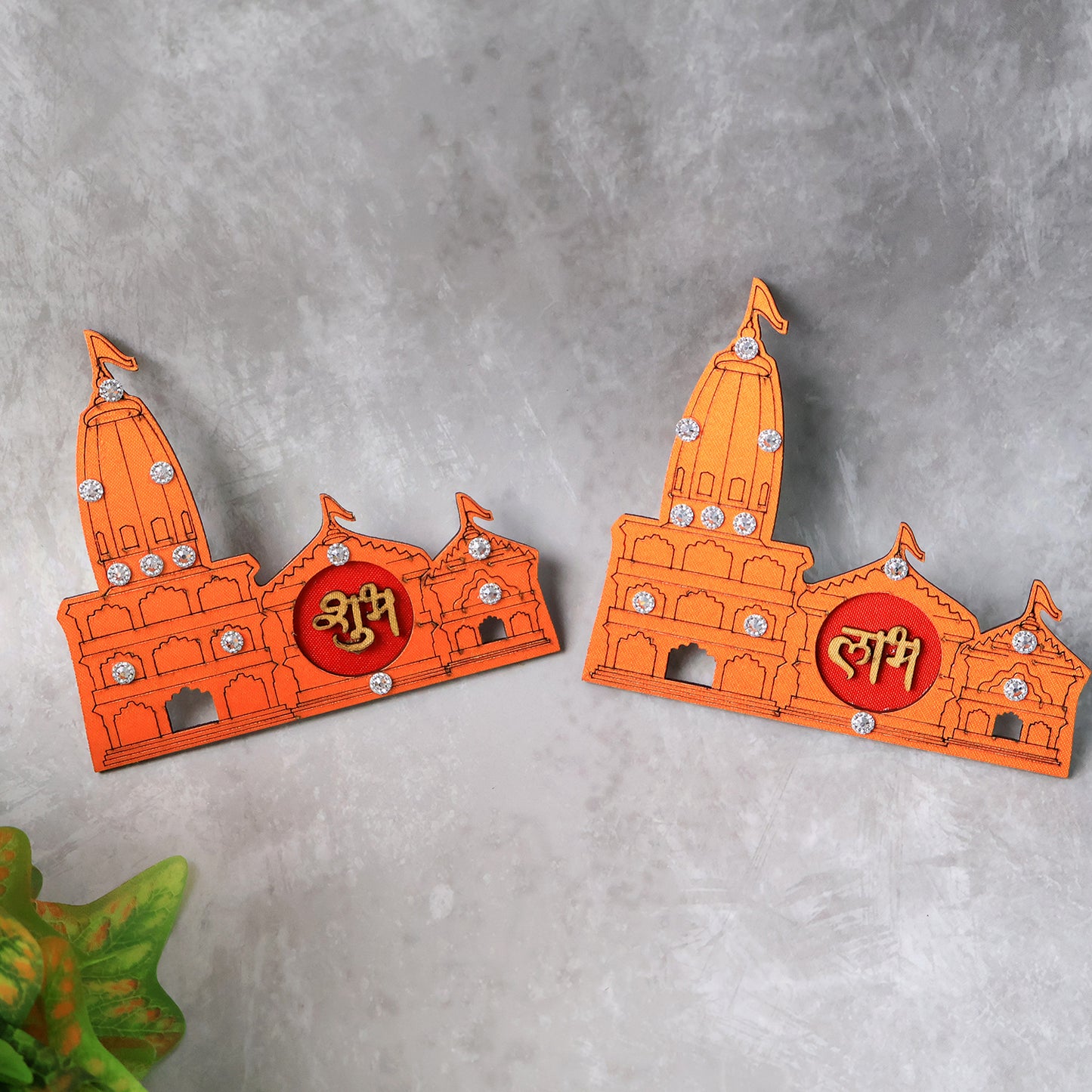Shubh Labh Temple Wall Sticker