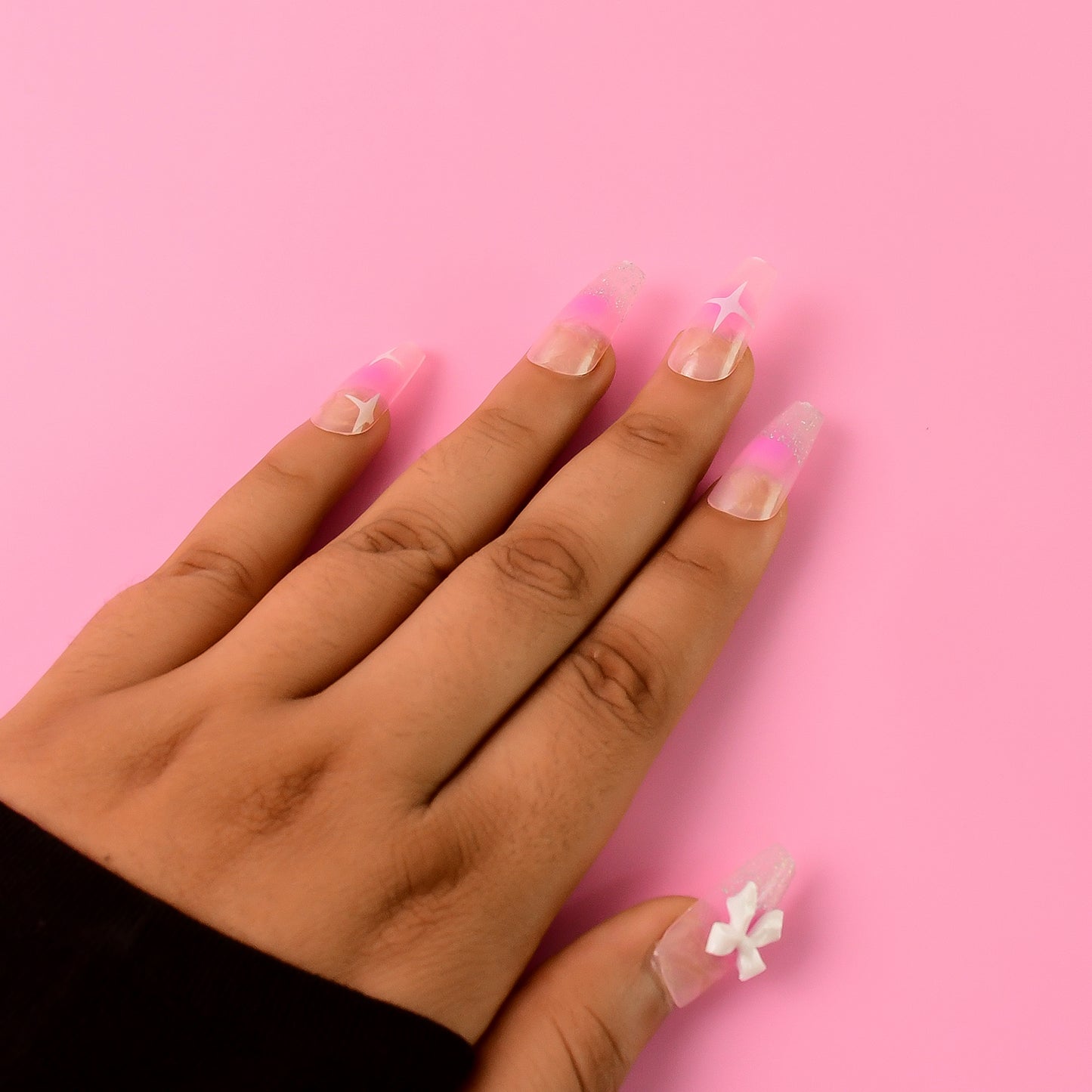 Press-On Artificial Nails Set(12Pcs)