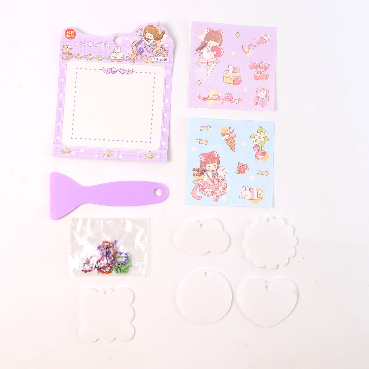 DIY Shrink Art Keychain Kit