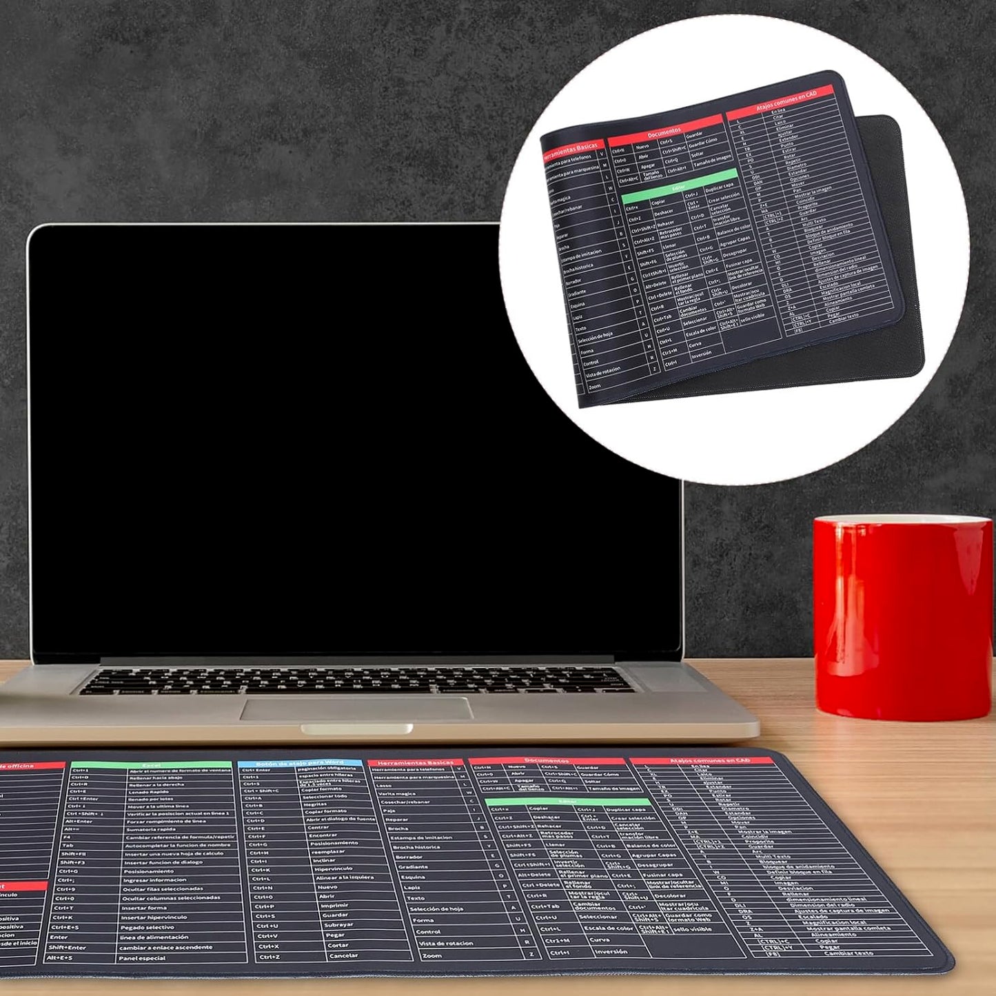 12982 Shortcut Keyboard & Mouse Pad