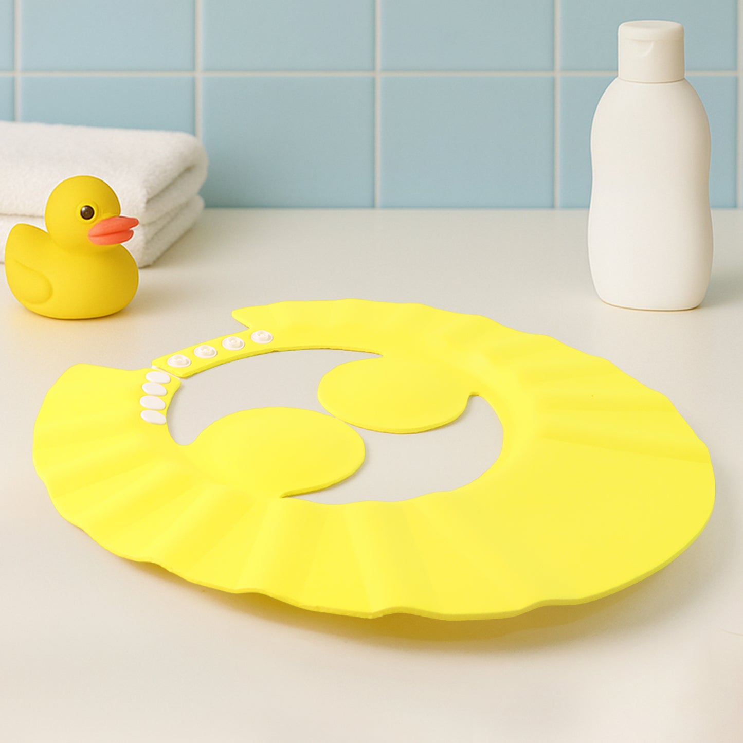 Adjustable Baby Shower Cap | Tear-Free (1 Pc)