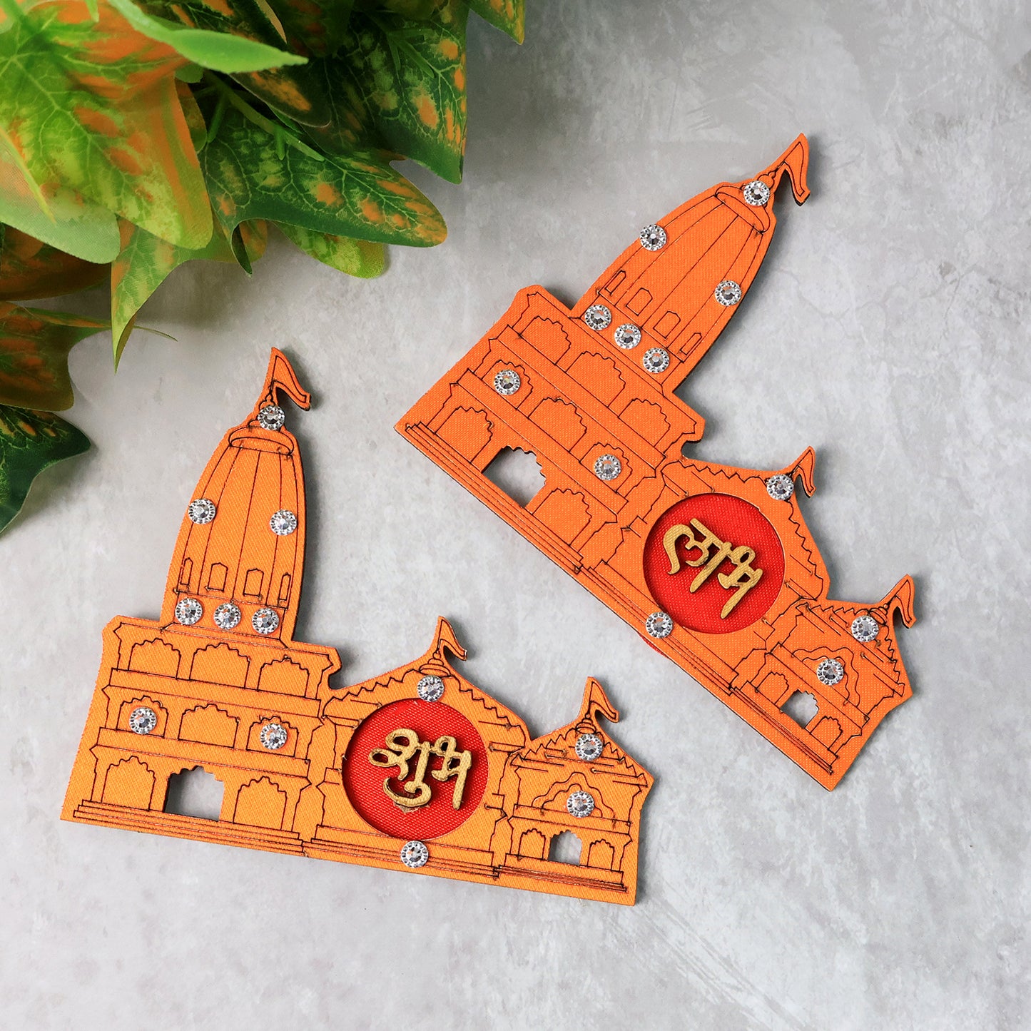 Shubh Labh Temple Wall Sticker