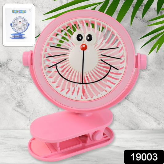 USB Portable Mini Desk Fan with Light