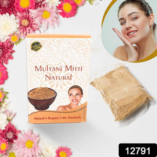 12791 100g Herbal Multani Mitti Face Pack – Tan Removal & Skin Care