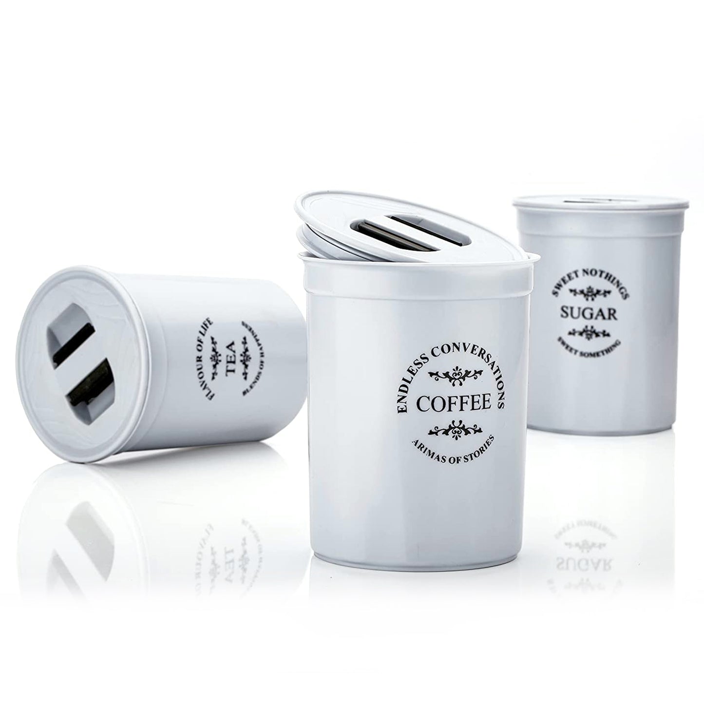 Accurate Seal Tea, Coffee & Sugar Container Set (3 Pcs)